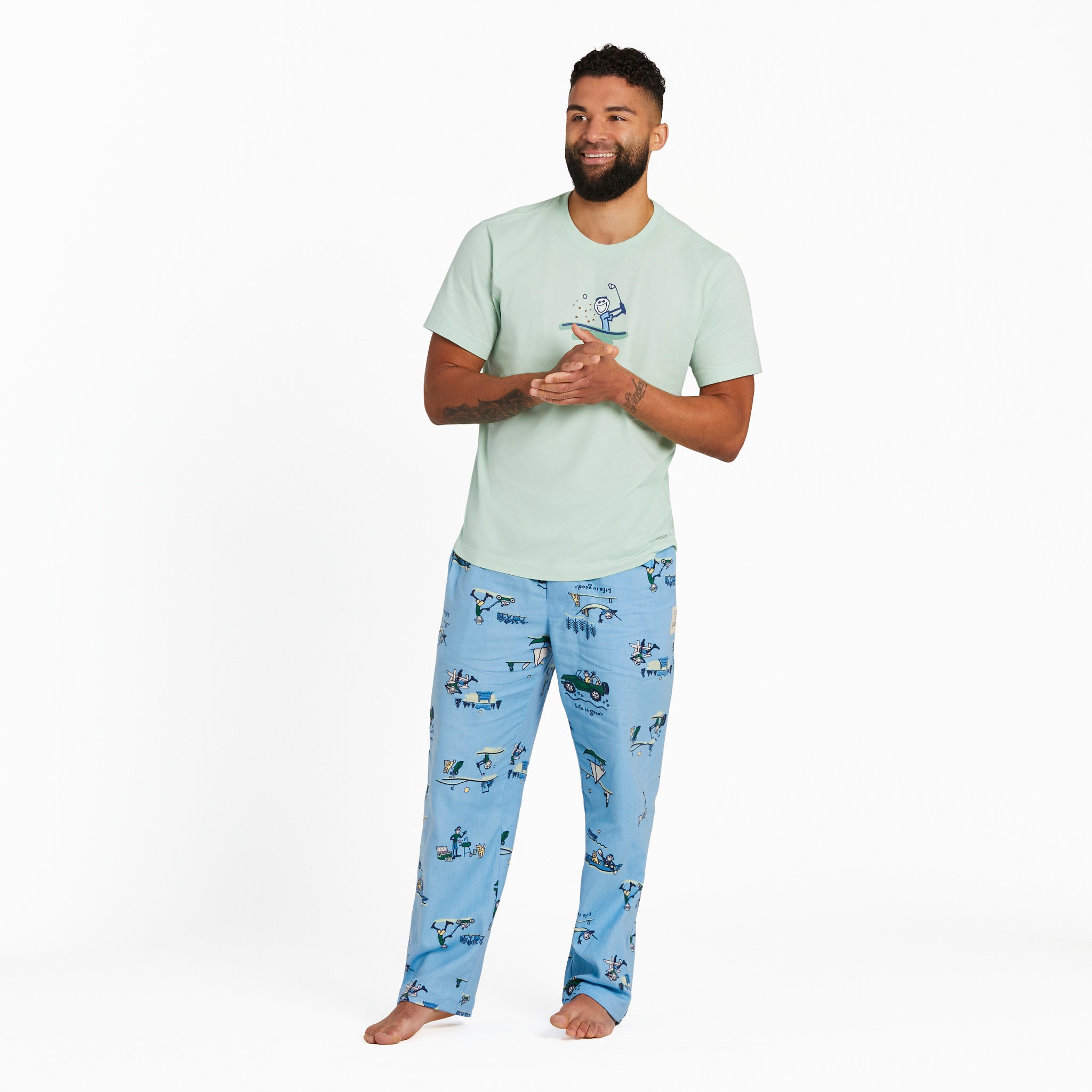 Product image for "Men's Jake Summer Pattern Classic Sleep Pant" ||108257_5