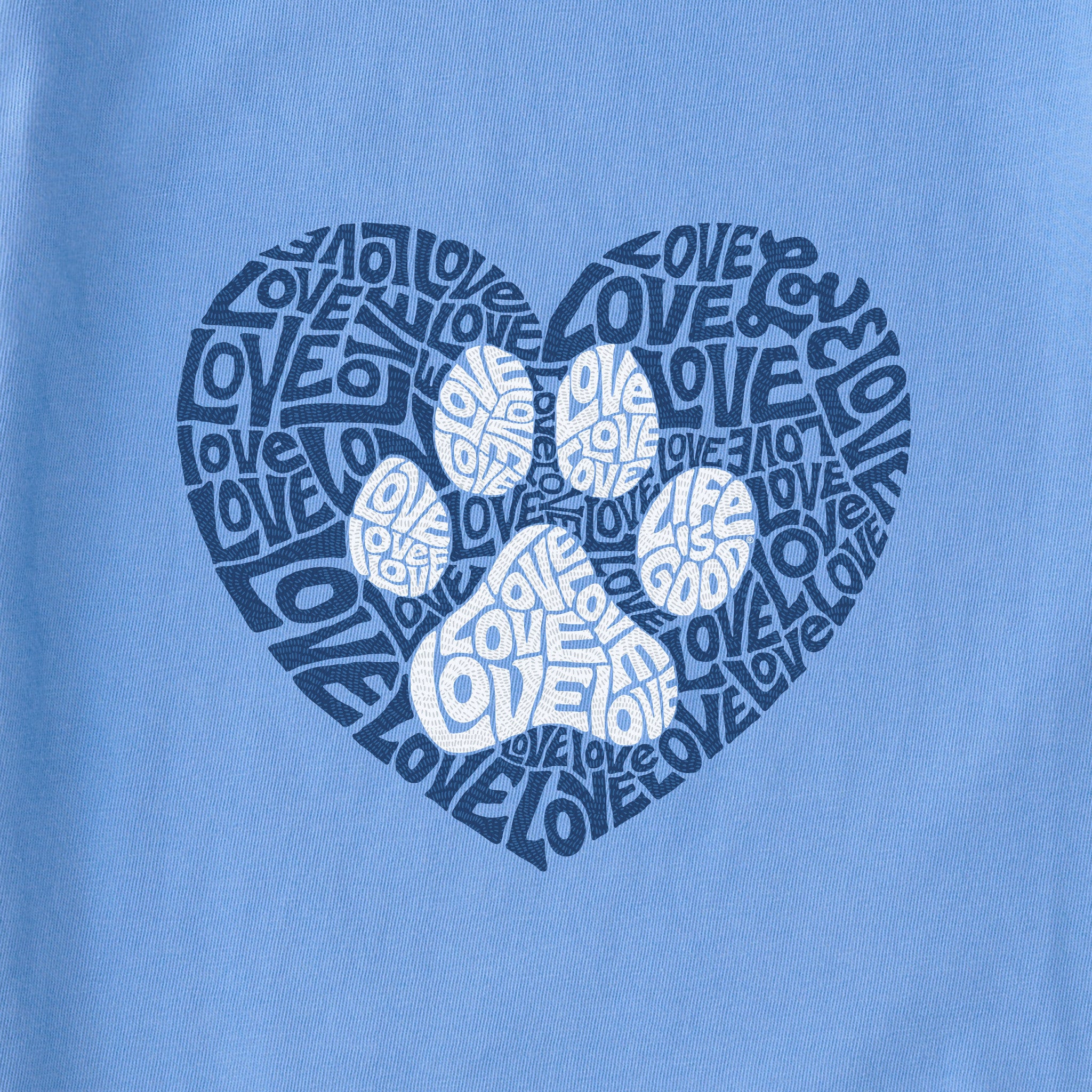 Product image for "Women's Animal Heart Short Sleeve Crusher Tee" ||113236_2