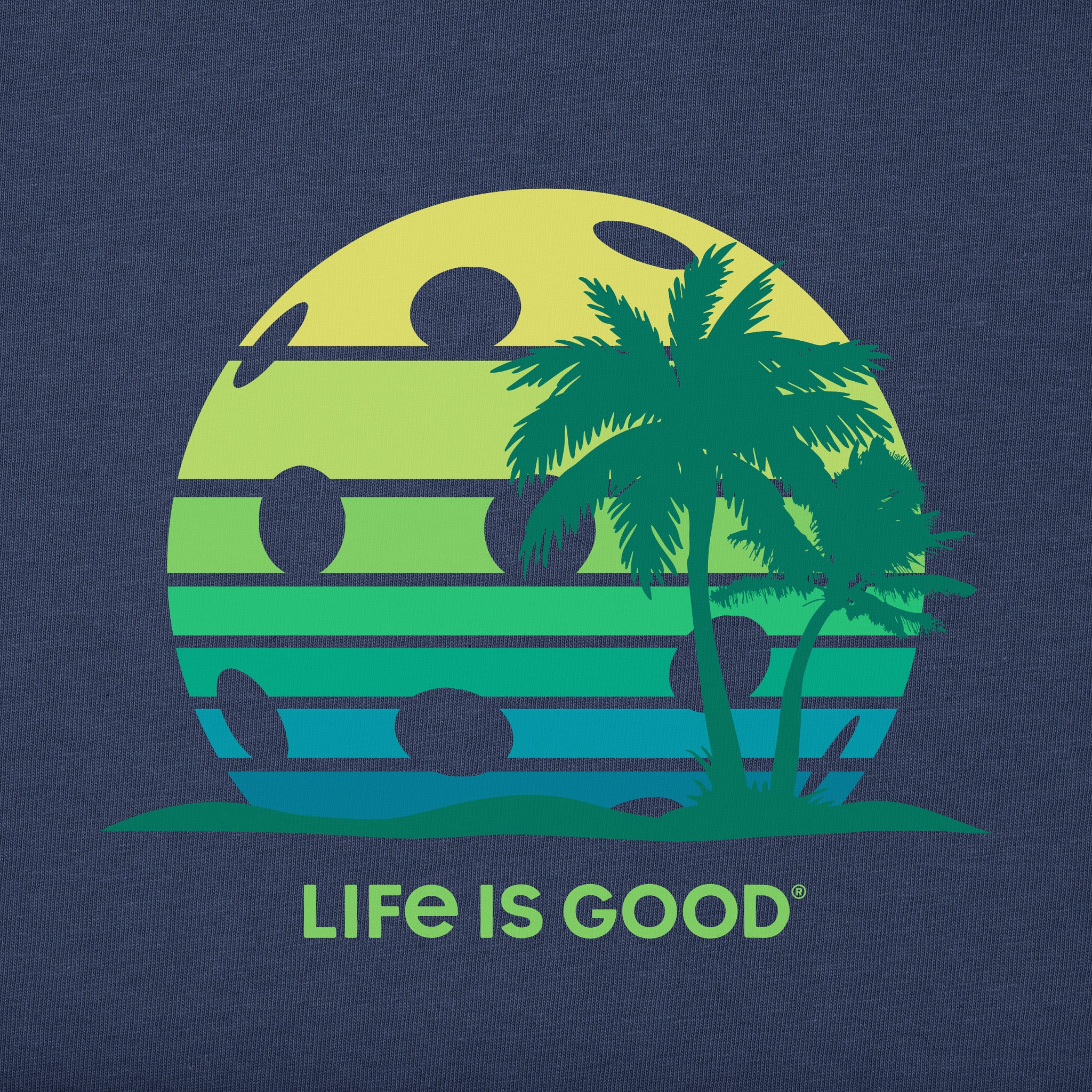Product image for "Men's Retro Pickleball Palms Short Sleeve Crusher Tee" ||128138_2