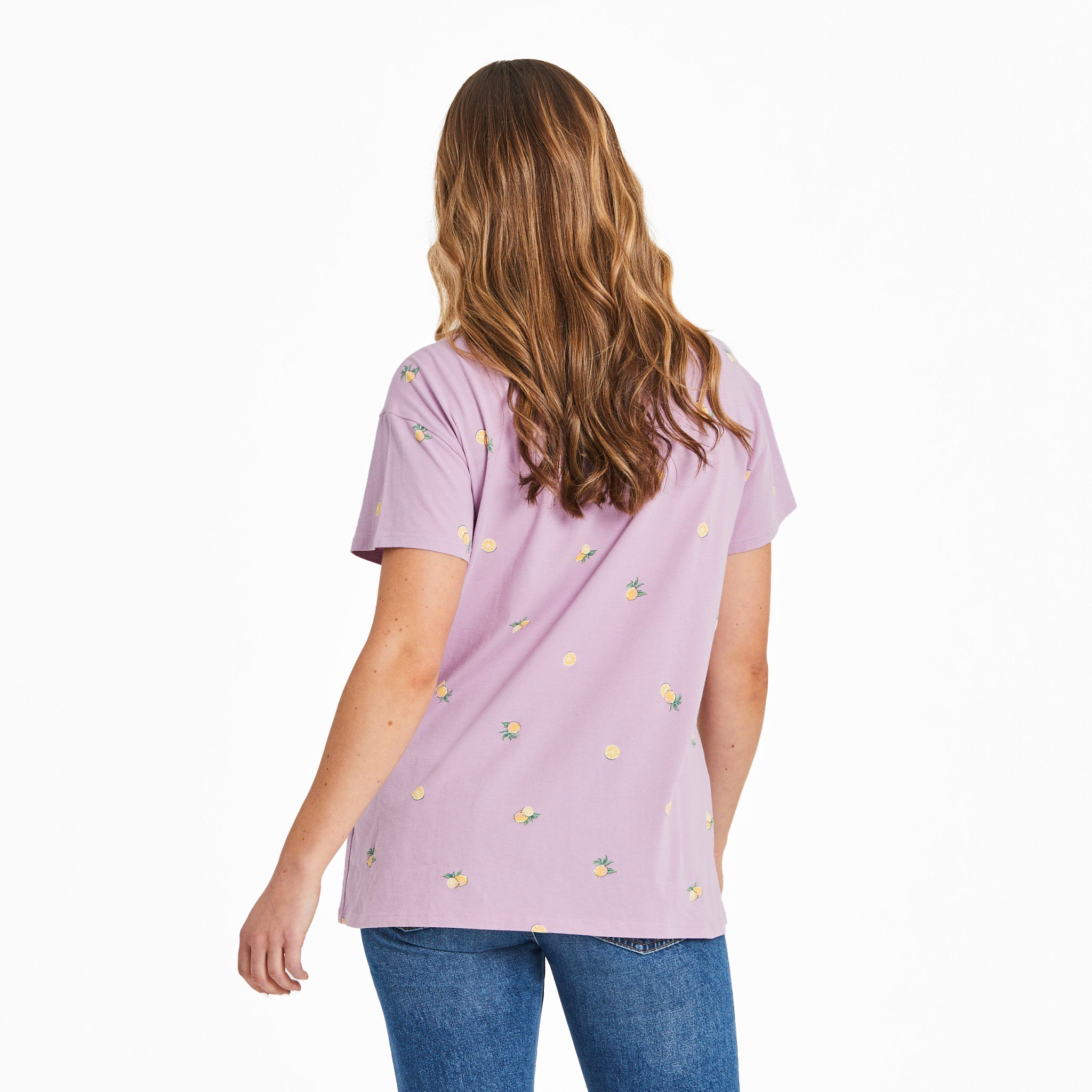 Product image for "Women's Lemon Pattern Crusher-LITE Easy Vee" ||129314_3