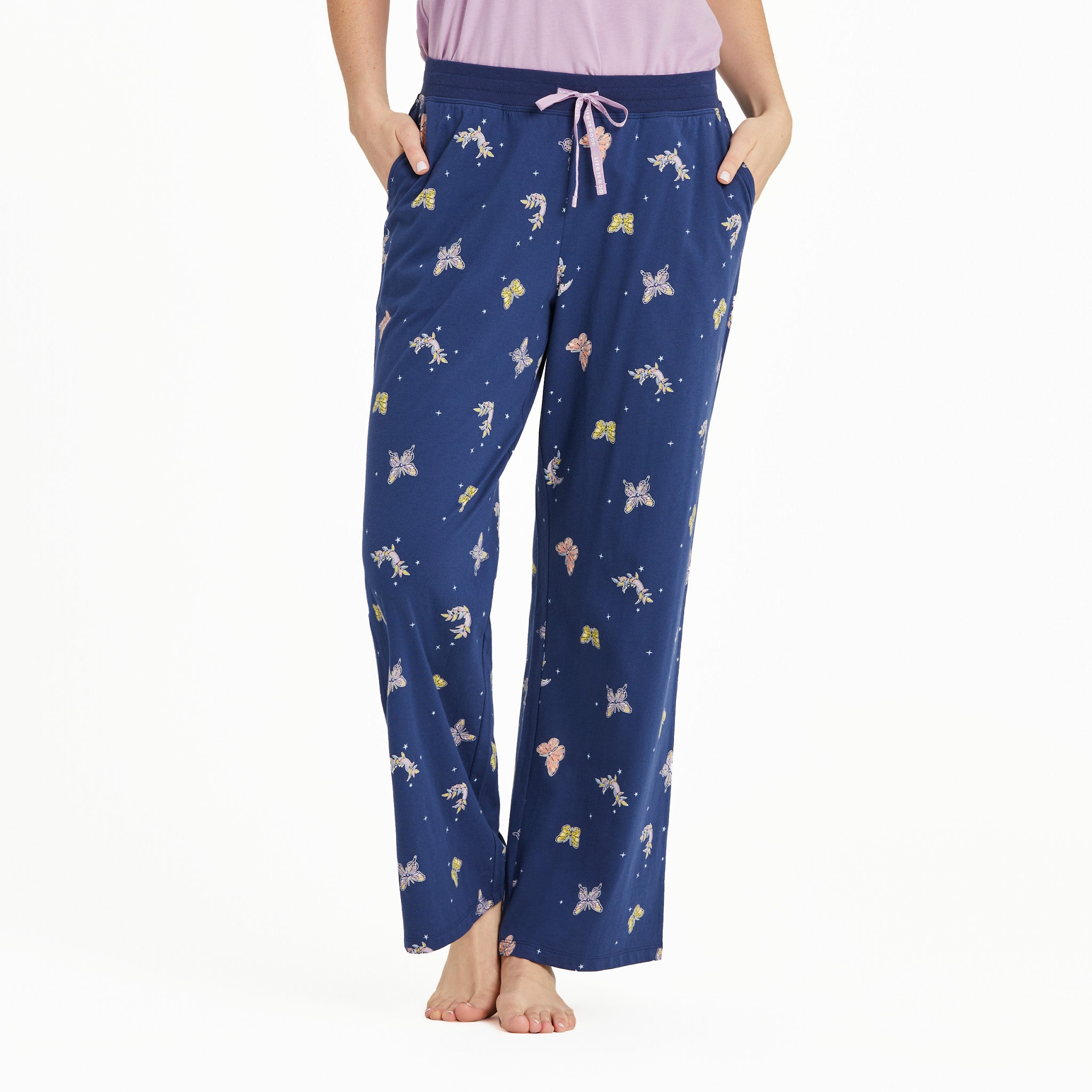 Product image for "Women's Celestial Butterfly Pattern Snuggle Up Sleep Pant" ||129474_1