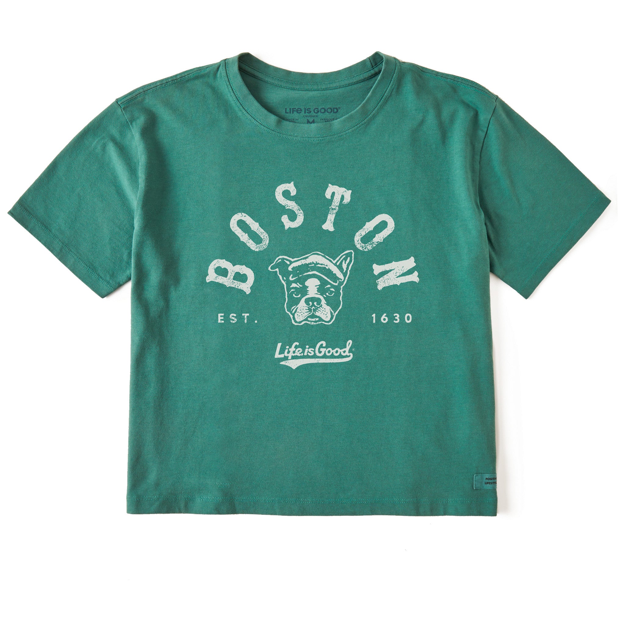 Product image for "Women's Boston Scally Dog Short Sleeve Crusher Boxy Tee" ||141658_1