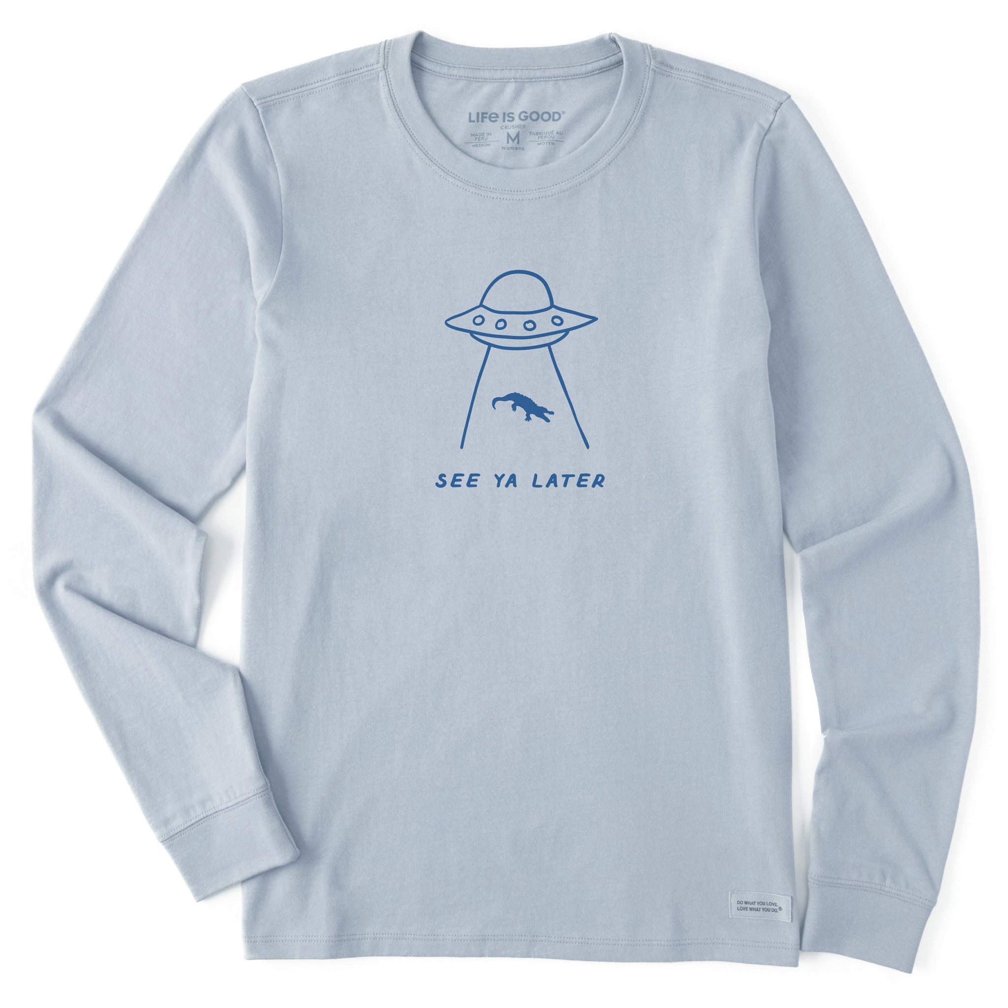 Product image for "Women's Later Gator Saucer Long Sleeve Crusher Tee" ||150112_1