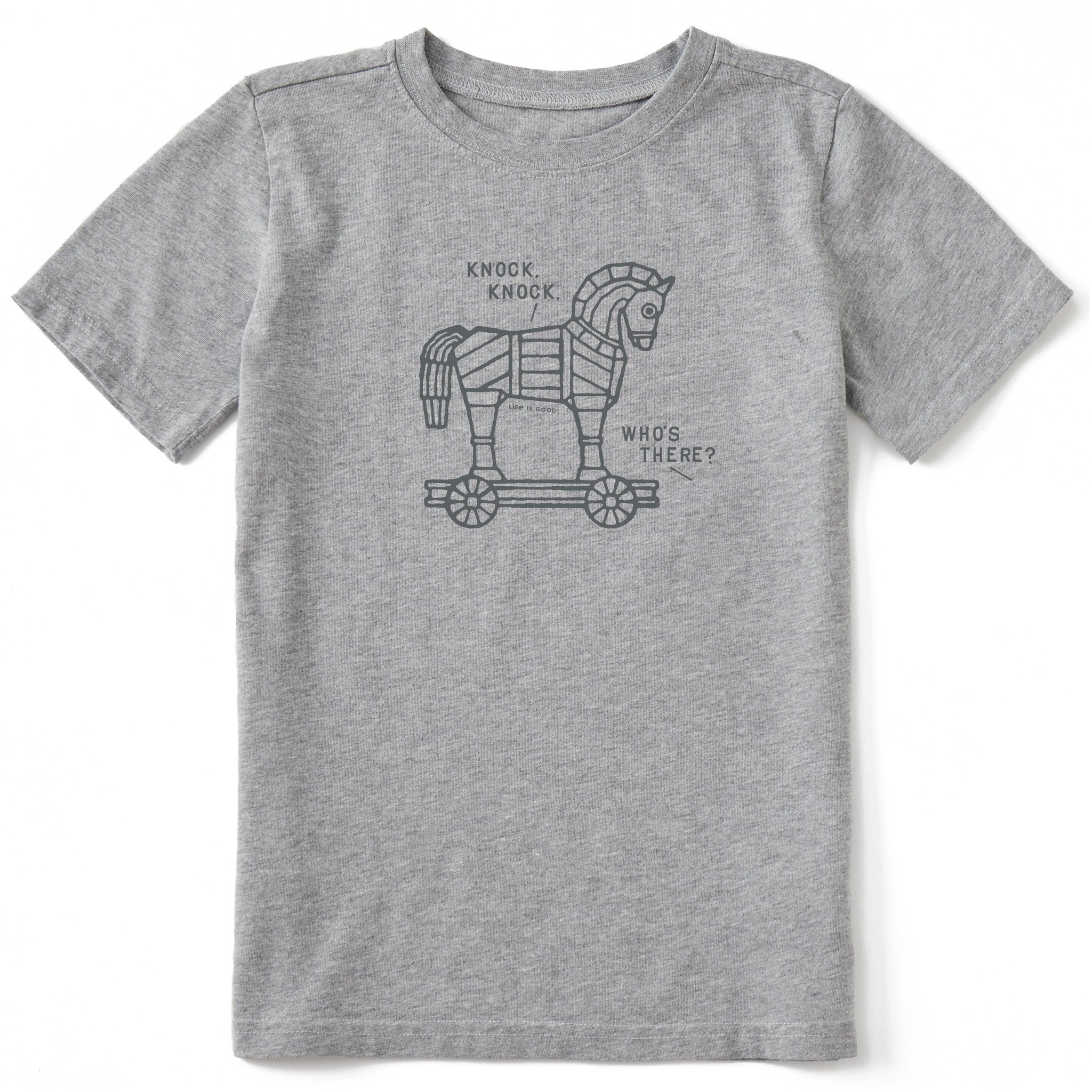 Product image for "Kids Knock, Knock, Trojan Horse Short Sleeve Crusher Tee" ||152994_1