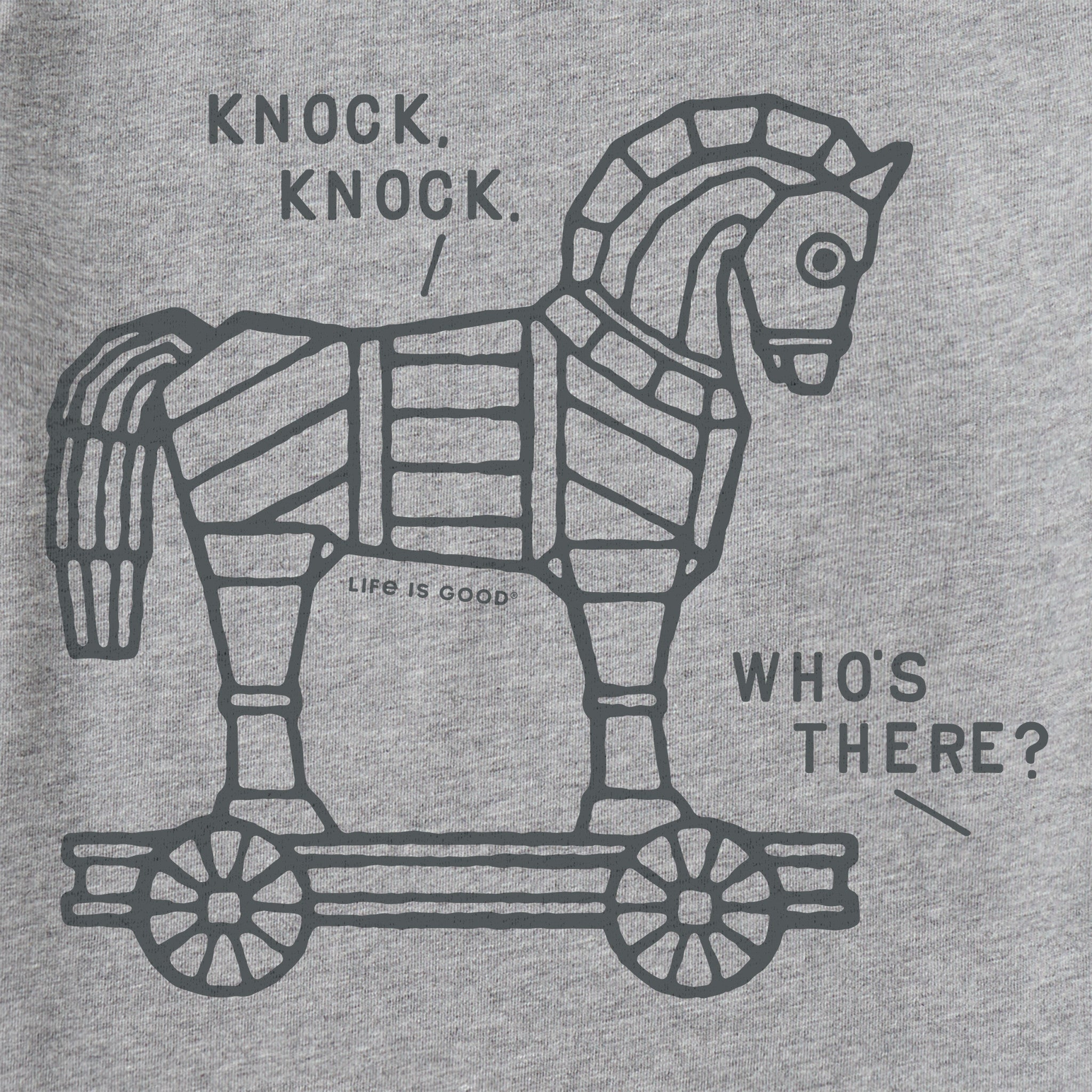 Product image for "Kids Knock, Knock, Trojan Horse Short Sleeve Crusher Tee" ||152994_2