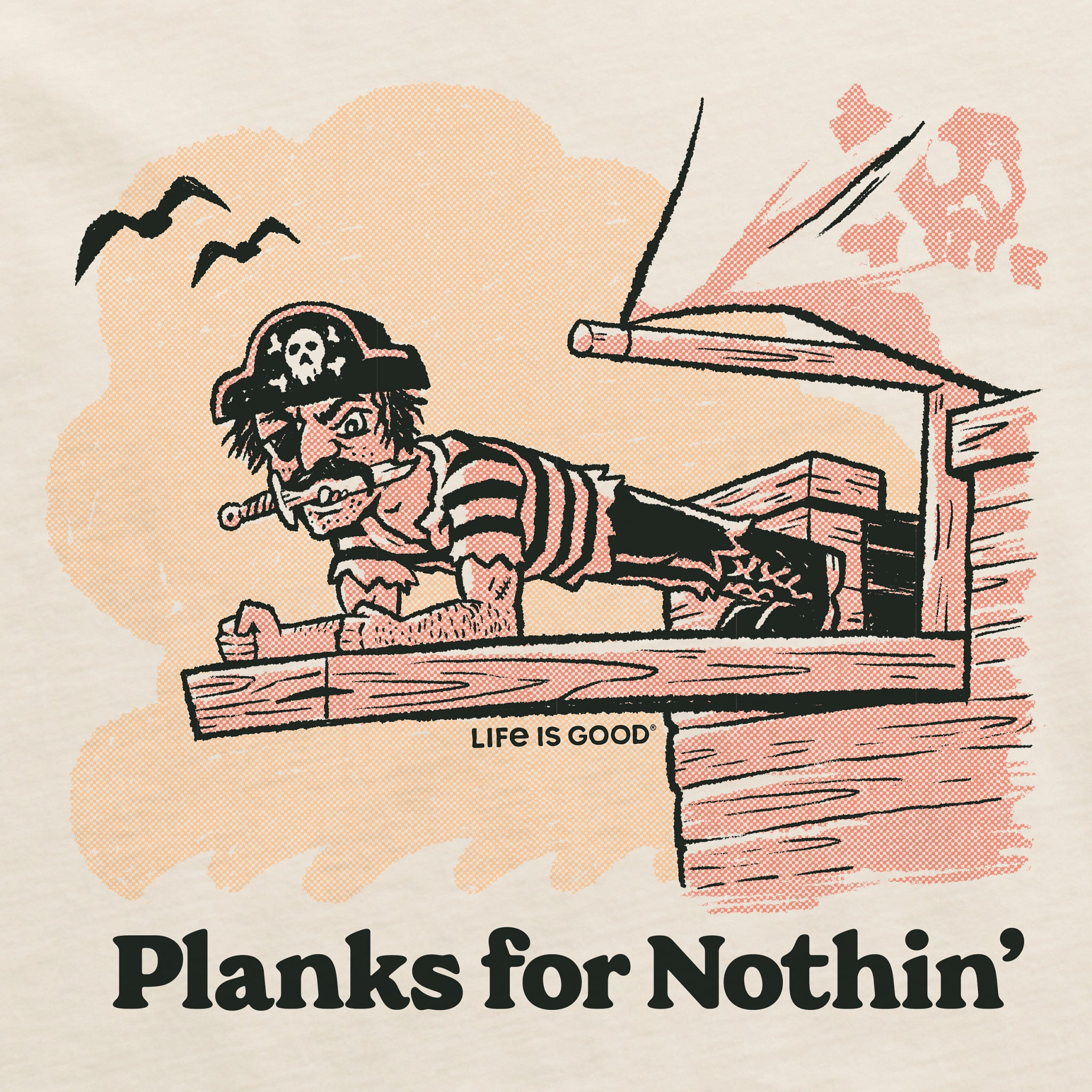 Product image for "Men's Planks for Nothin' Short Sleeve Crusher Tee" ||154306_2