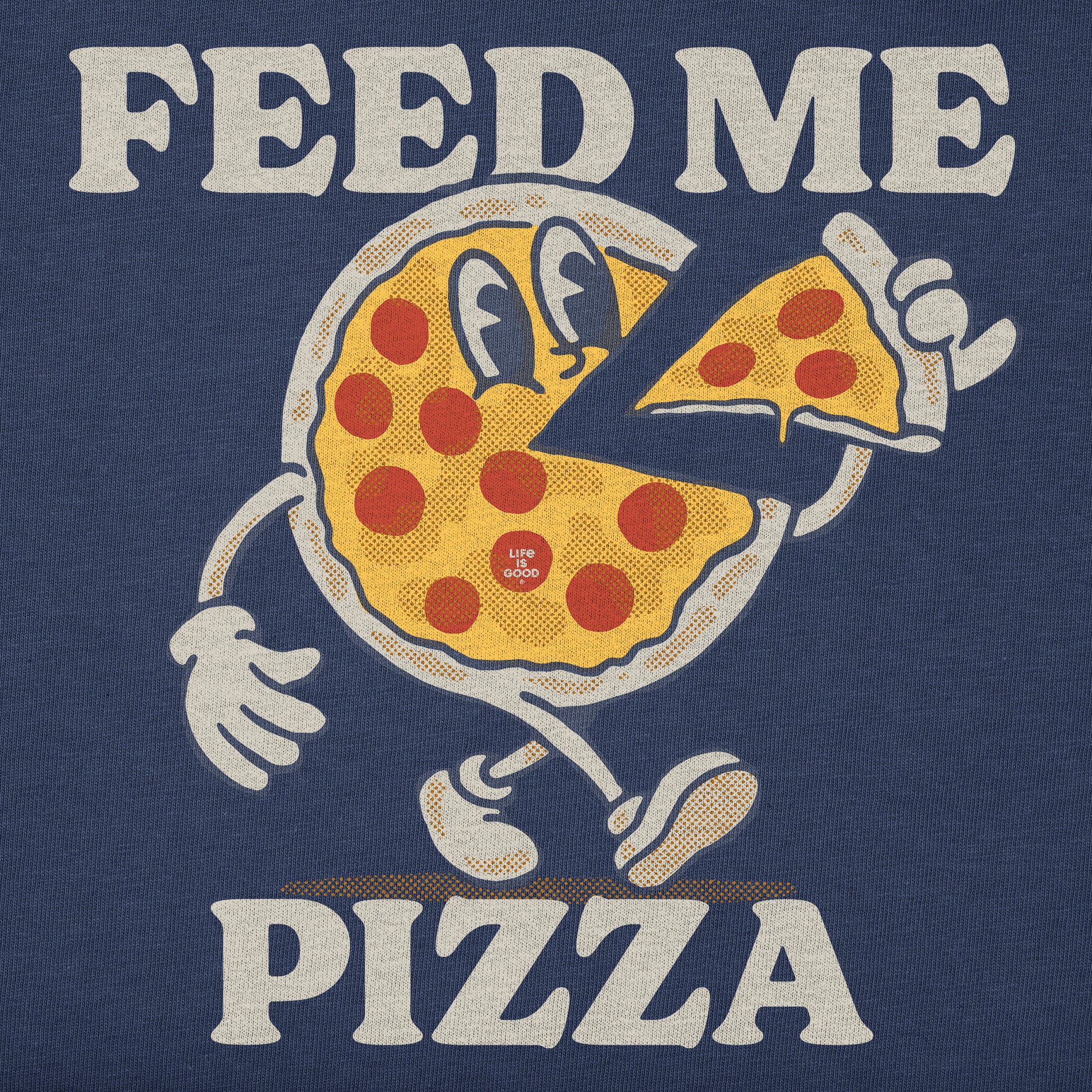 Product image for "Kids Feed Me Pizza Short Sleeve Crusher Tee" ||156090_2