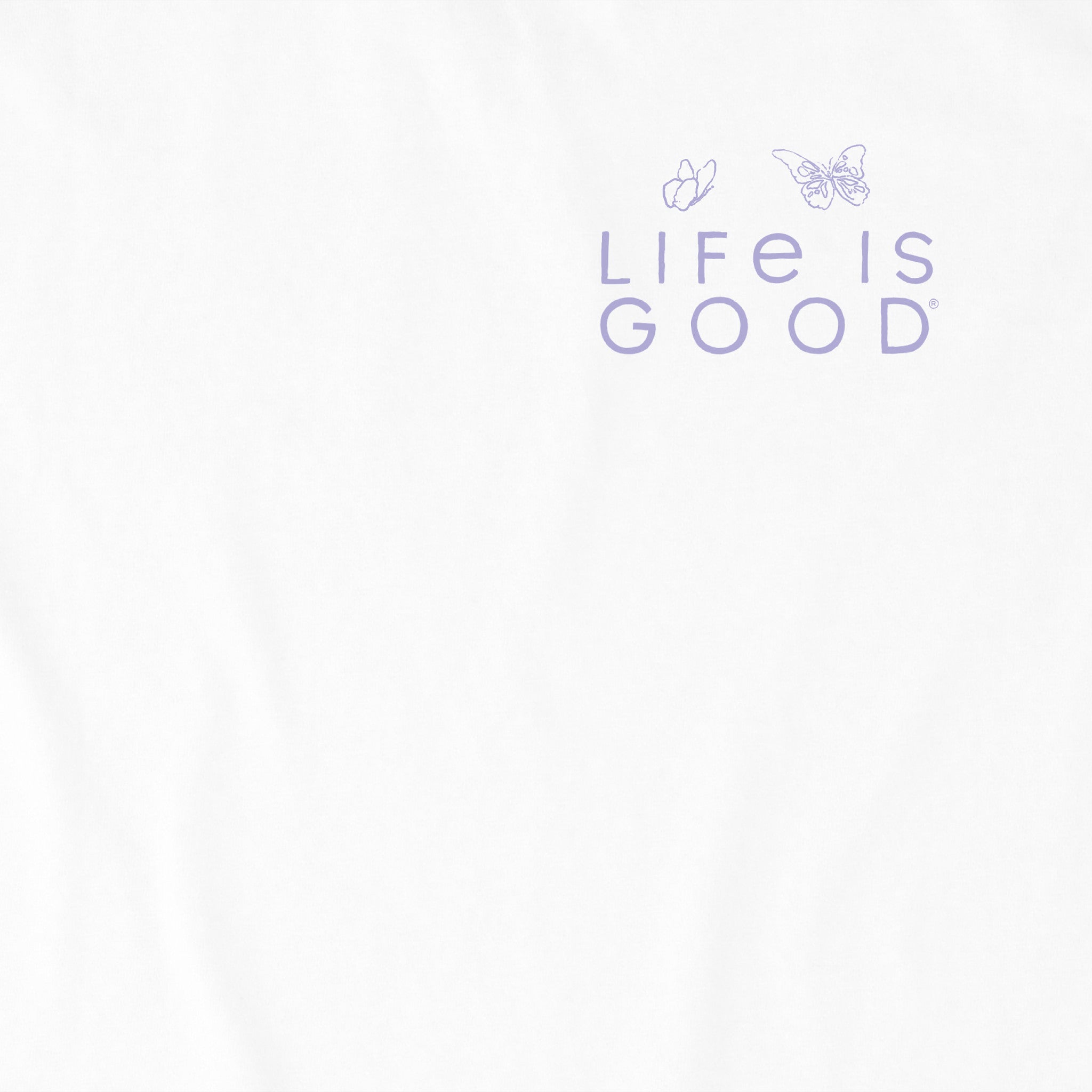Product image for "Women's LIG Whimsical Butterflies Long Sleeve Crusher Tee" ||157342_2