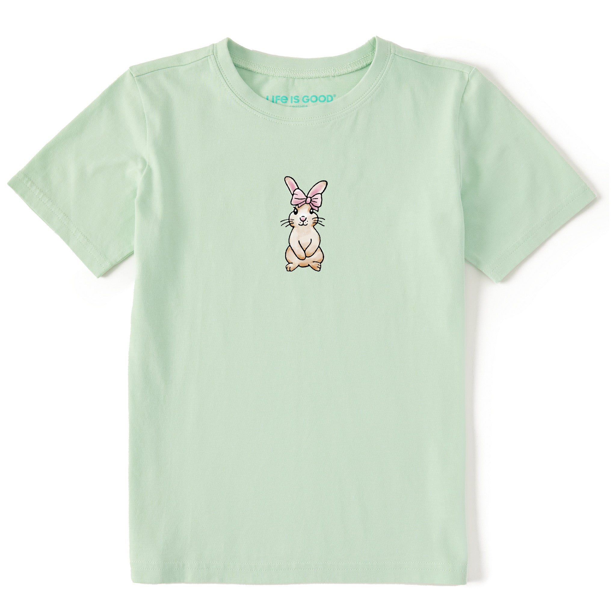 Product image for "Kids Cute Bunny Short Sleeve Crusher Tee" ||159173_1