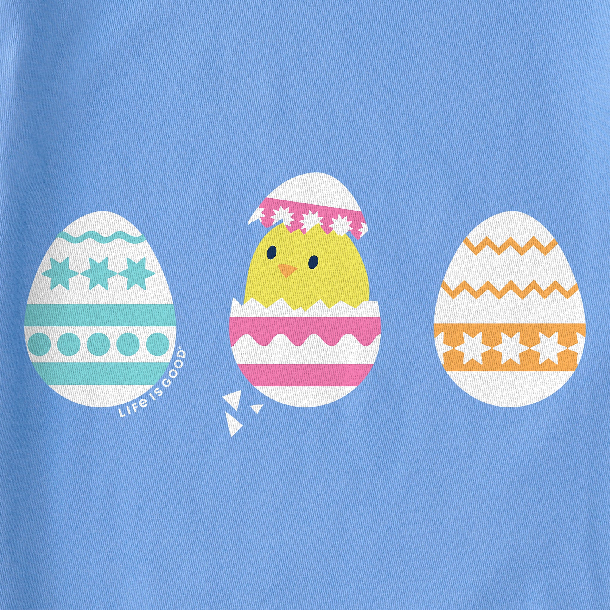 Product image for "Women's Easter Egg Chick Short Sleeve Vee" ||159215_2