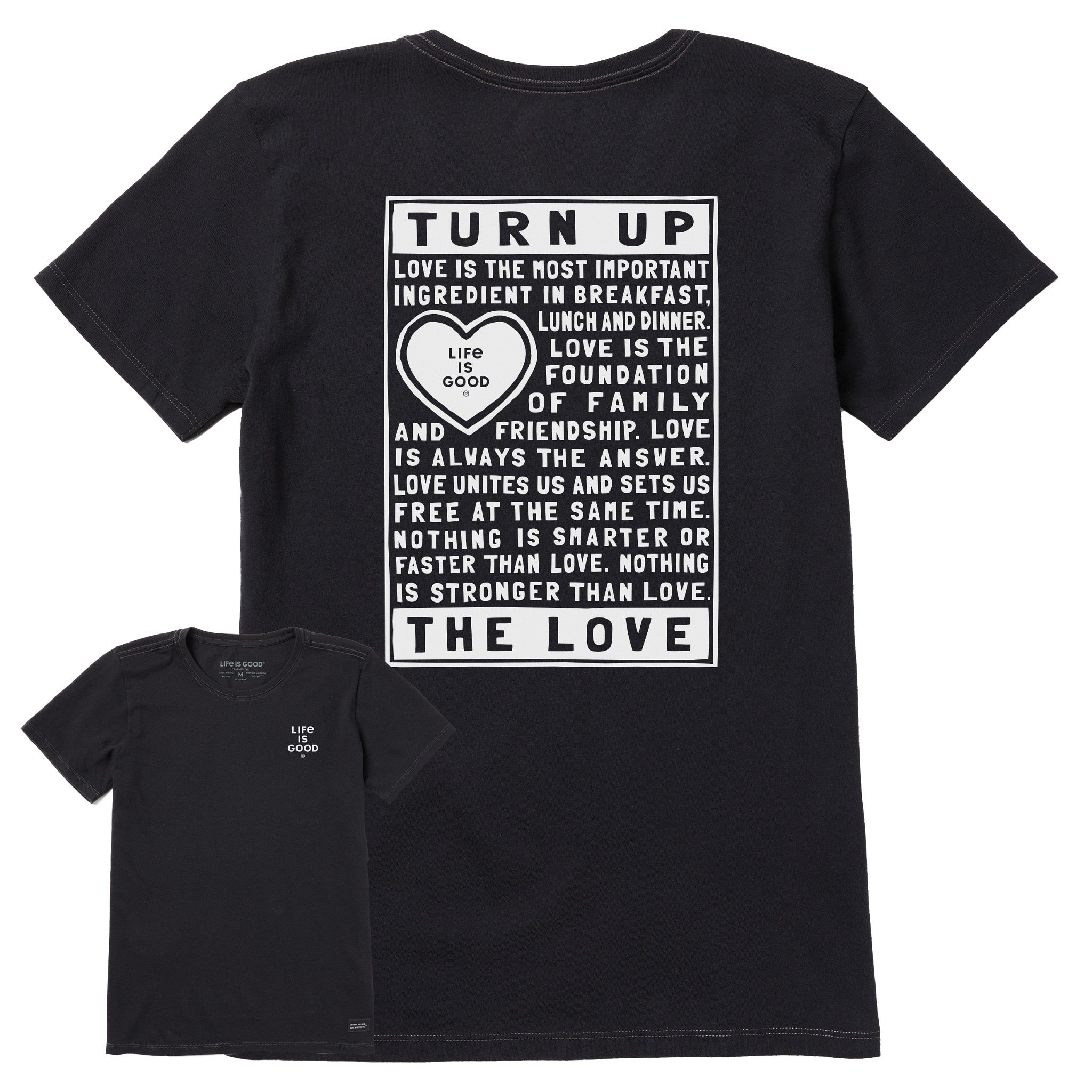 Product image for "Women's Berts Love Manifesto Short Sleeve Crusher Tee" ||162278_1