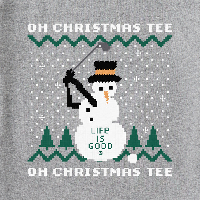 Product image for "Men's Ugly Sweater Oh Christmas Tee Long Sleeve Crusher Tee" ||74908_2