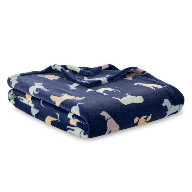 Product image for "Life is Good Dogs Plush Throw Blanket" ||04261BNK_1