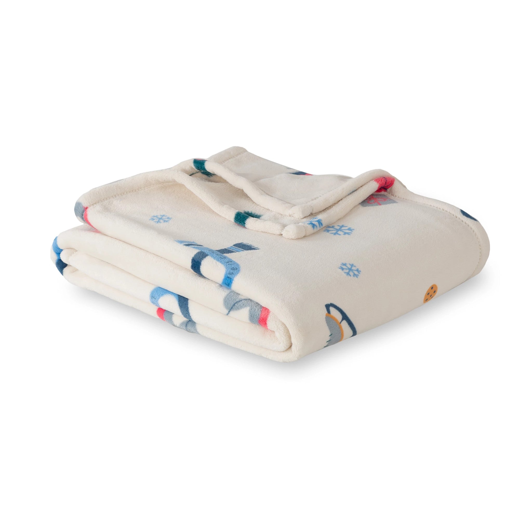 Winter Fun Plush Throw Blanket - Thumbnail 2