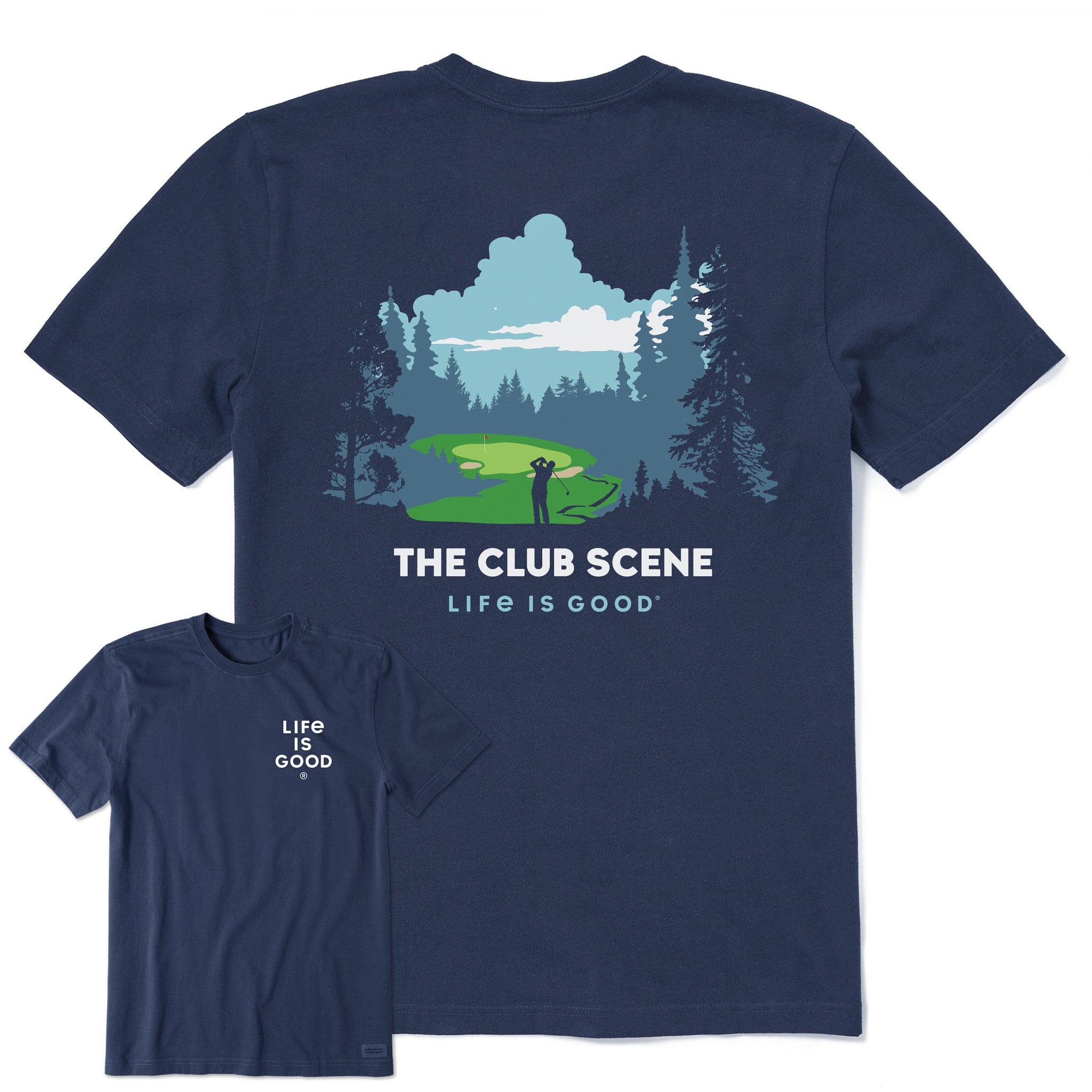 Men's The Club Scene Landscape Short Sleeve Tee | Shop Life is Good