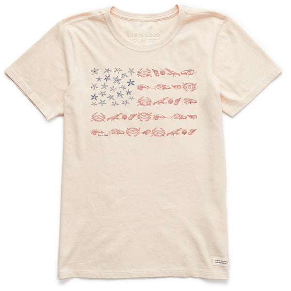 Women's Life Isn't Easy Message Short Sleeve Crusher Tee