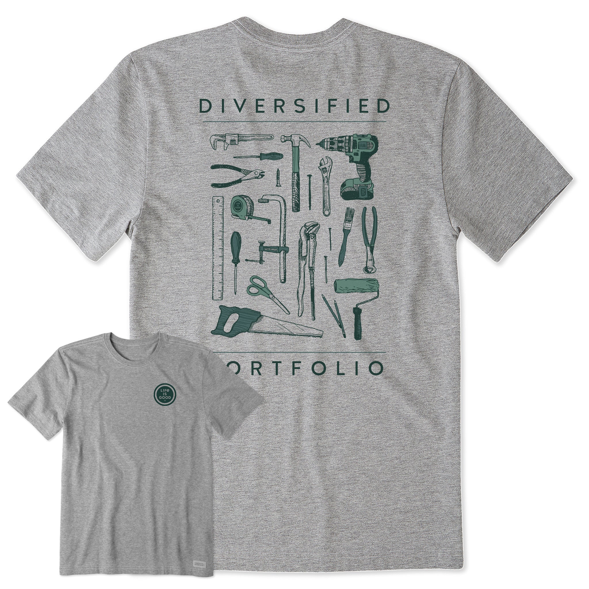 Men's Diversified Portfolio Tools Short Sleeve Tee | Shop Life is Good