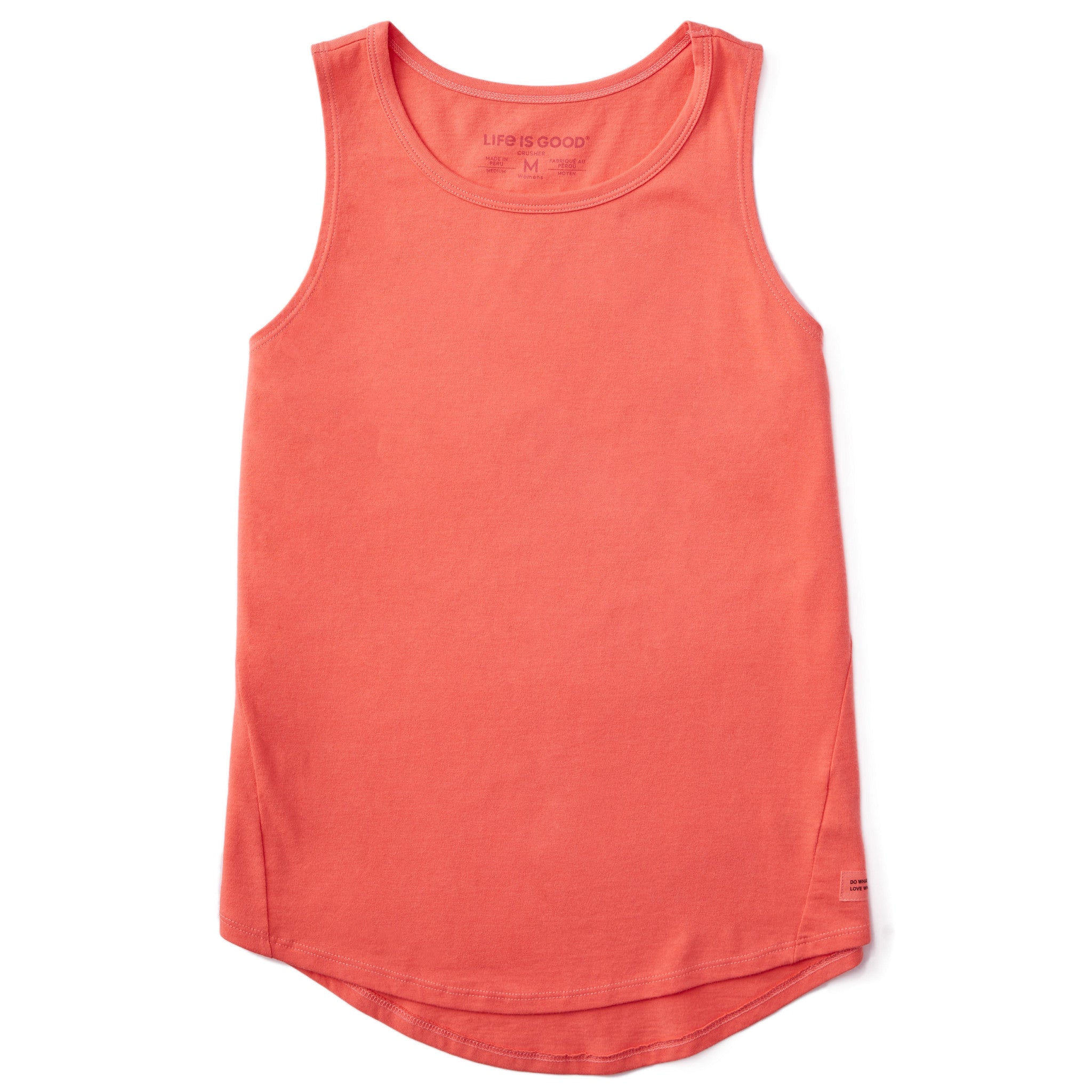 Women's Solid Sleeveless High-Low Crusher Tank | Shop Life