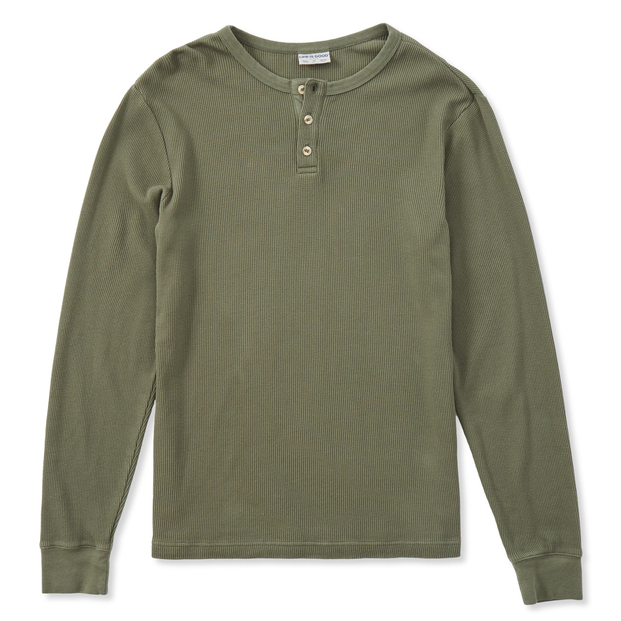 【新品】GOOD GRIEF HENLEY NECK THERMAL TOP henley neck mega thermal - navy | jelado | made in japan – stuf|f