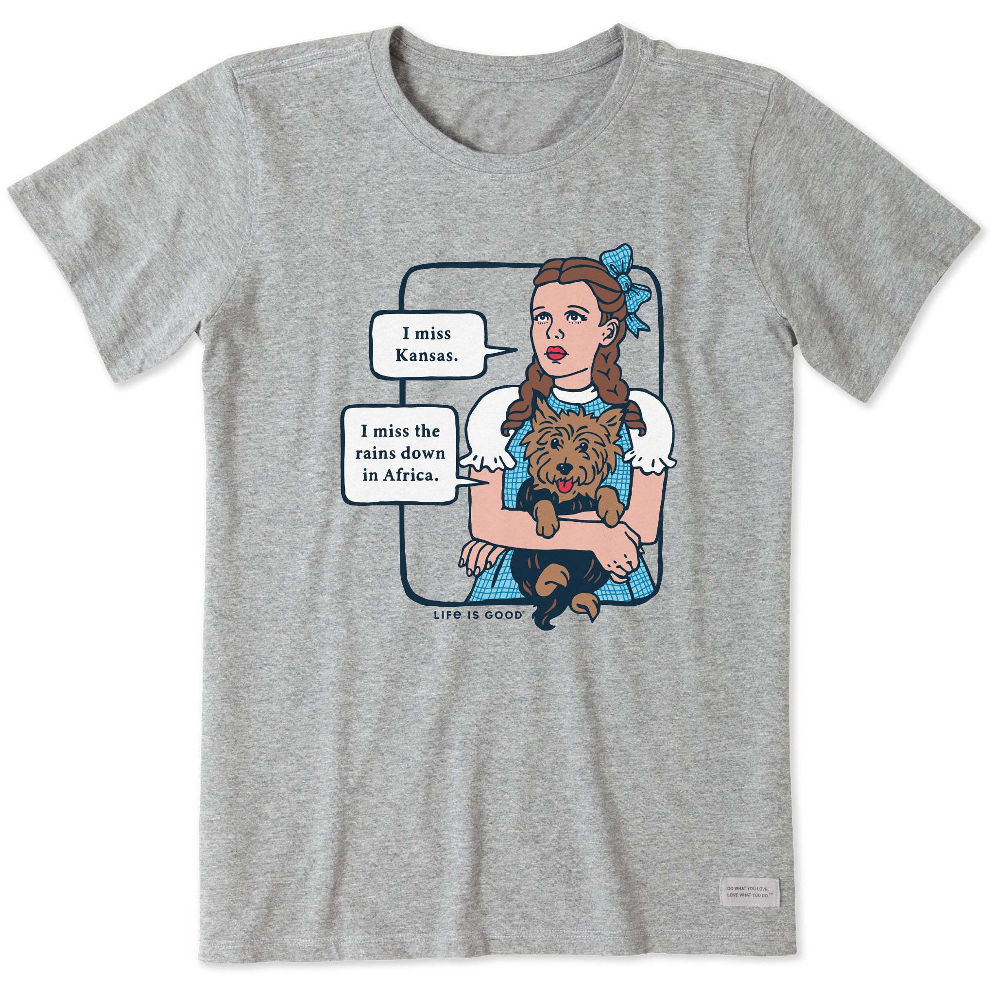 Women's Wizard of Oz I Miss Kansas Short Sleeve Crusher Tee | Shop