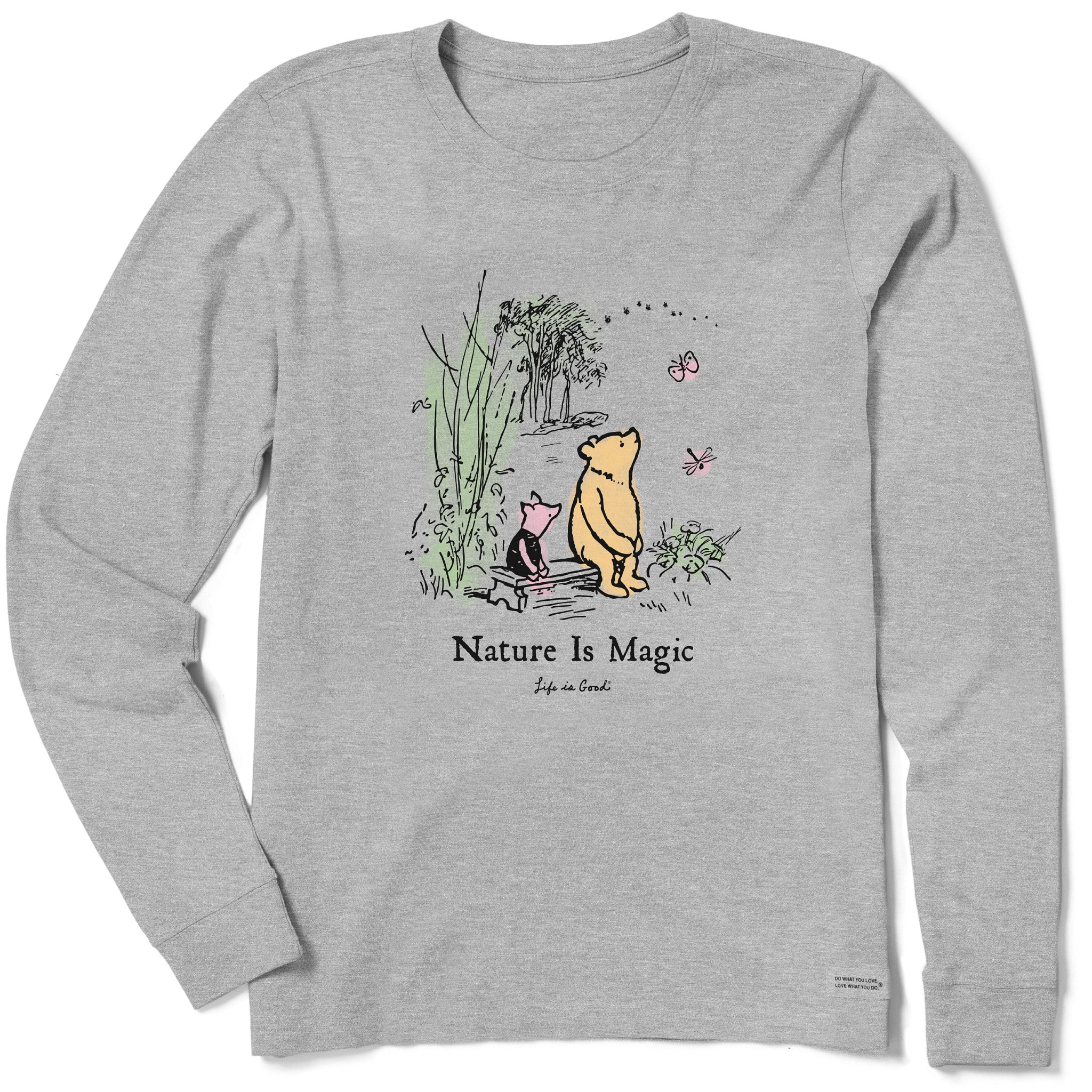T-Shirt Life Is Good Homme - Winter Is Magic - Bear Crusher - Manches Longues - Taille M
