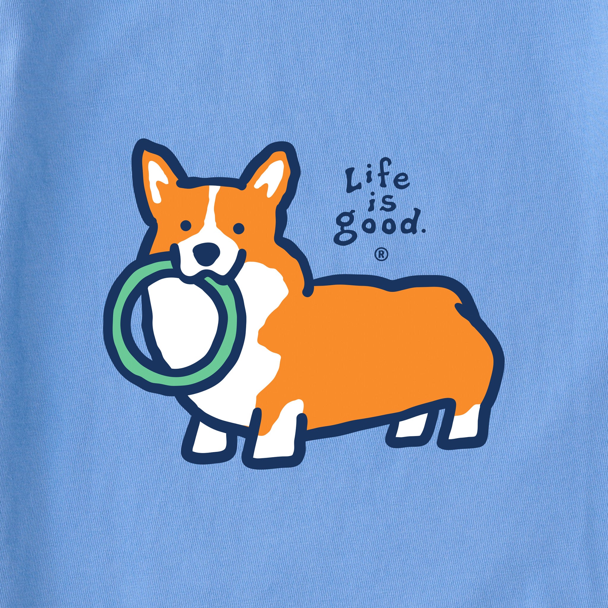 corgi card sleeves Women's Style Corgi Short Sleeve Crusher Boxy Tee