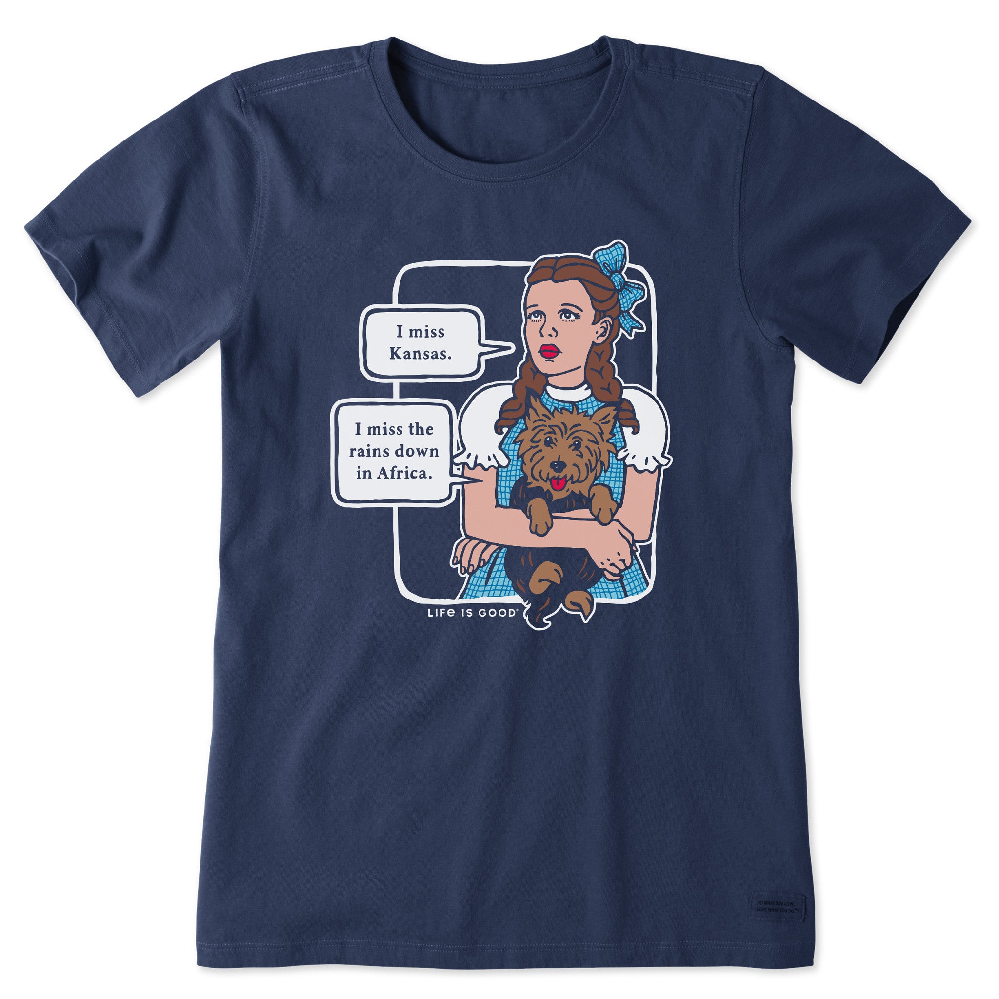 Women's Wizard of Oz I Miss Kansas Short Sleeve Crusher Tee | Shop