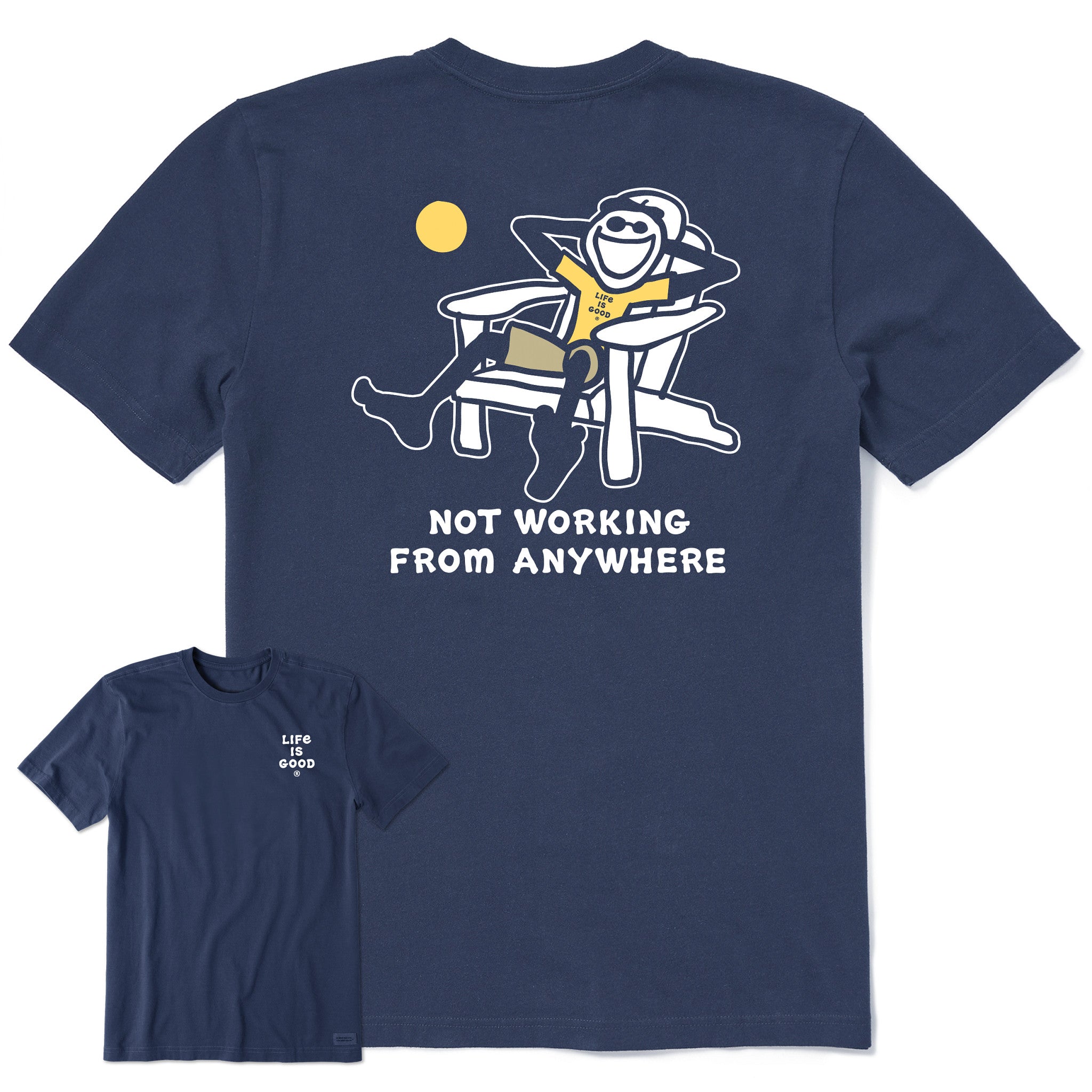 Men's Jake Not Working Adirondack Short Sleeve Tee | Shop Life is Good