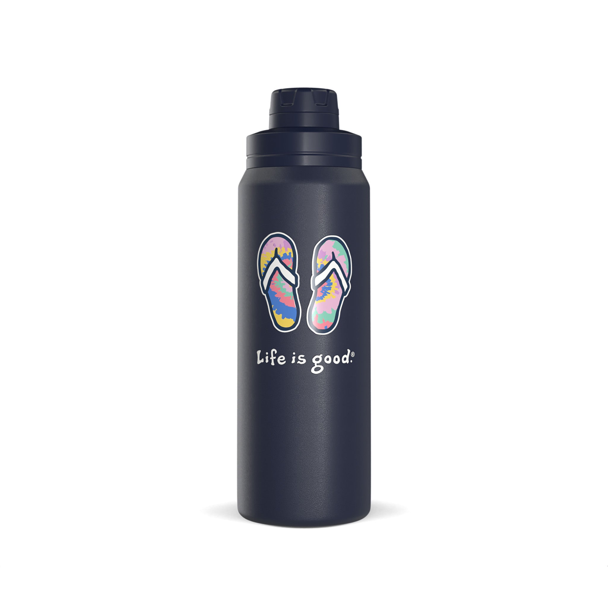 Life is Good Water Bottle