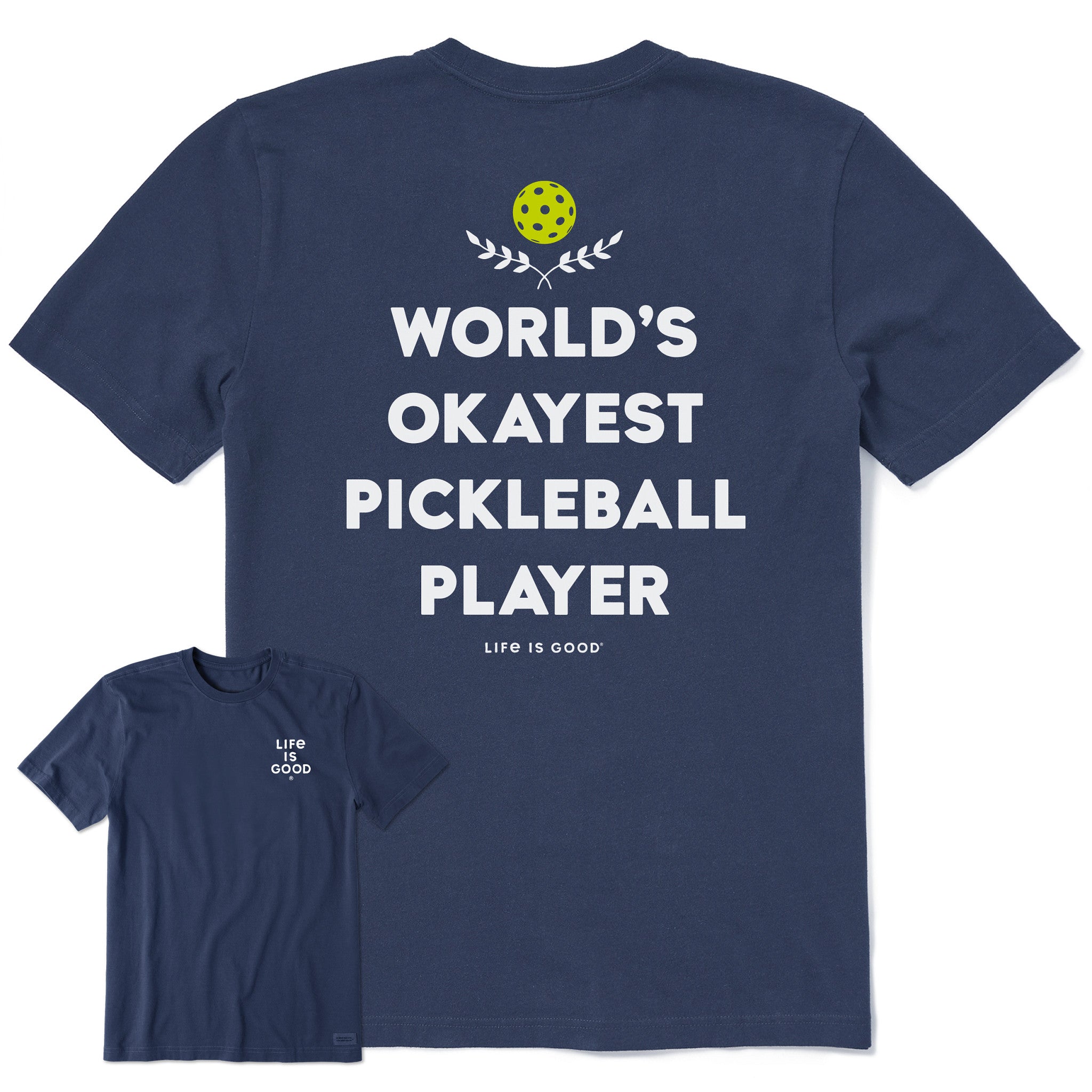 Men's World's Okayest Pickleball Player Short Sleeve Tee | Shop