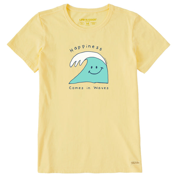 ★WAIKEI★ HAPPY Patchwork Short Sleeve T-shirt White YKBE02 HAPPY Patchwork Half sleeve T-shirt - WaiKei | 60% - Asian