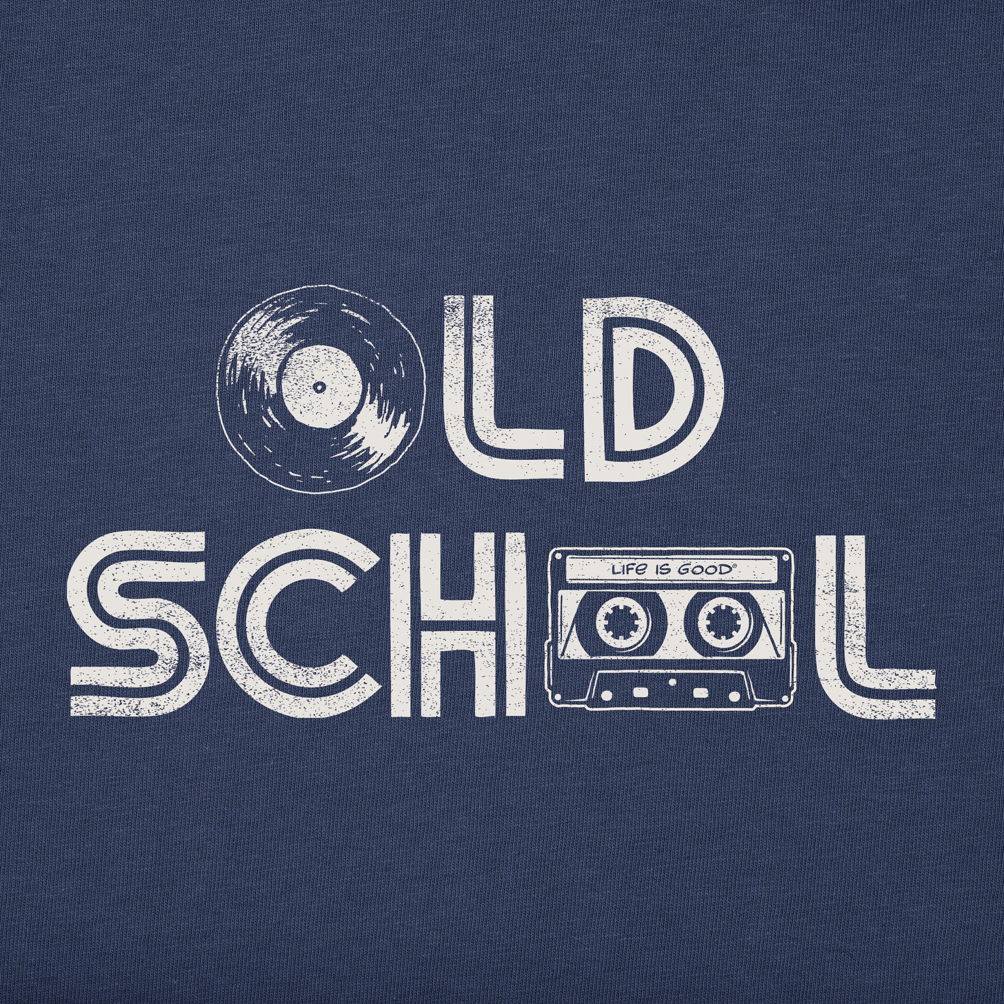 Women's Old School Vinyl Cassette Short Sleeve Tee, image size:2048x2048