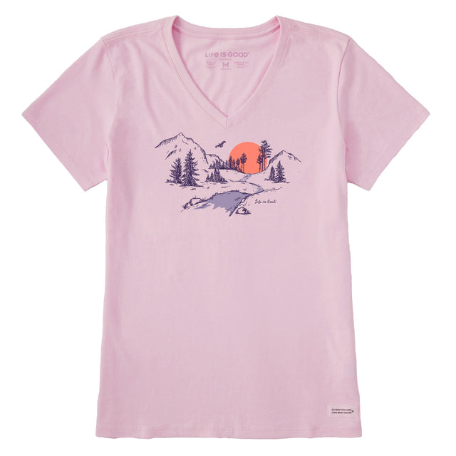 Product image for "Women's Trail Short Sleeve Vee" ||108005_1