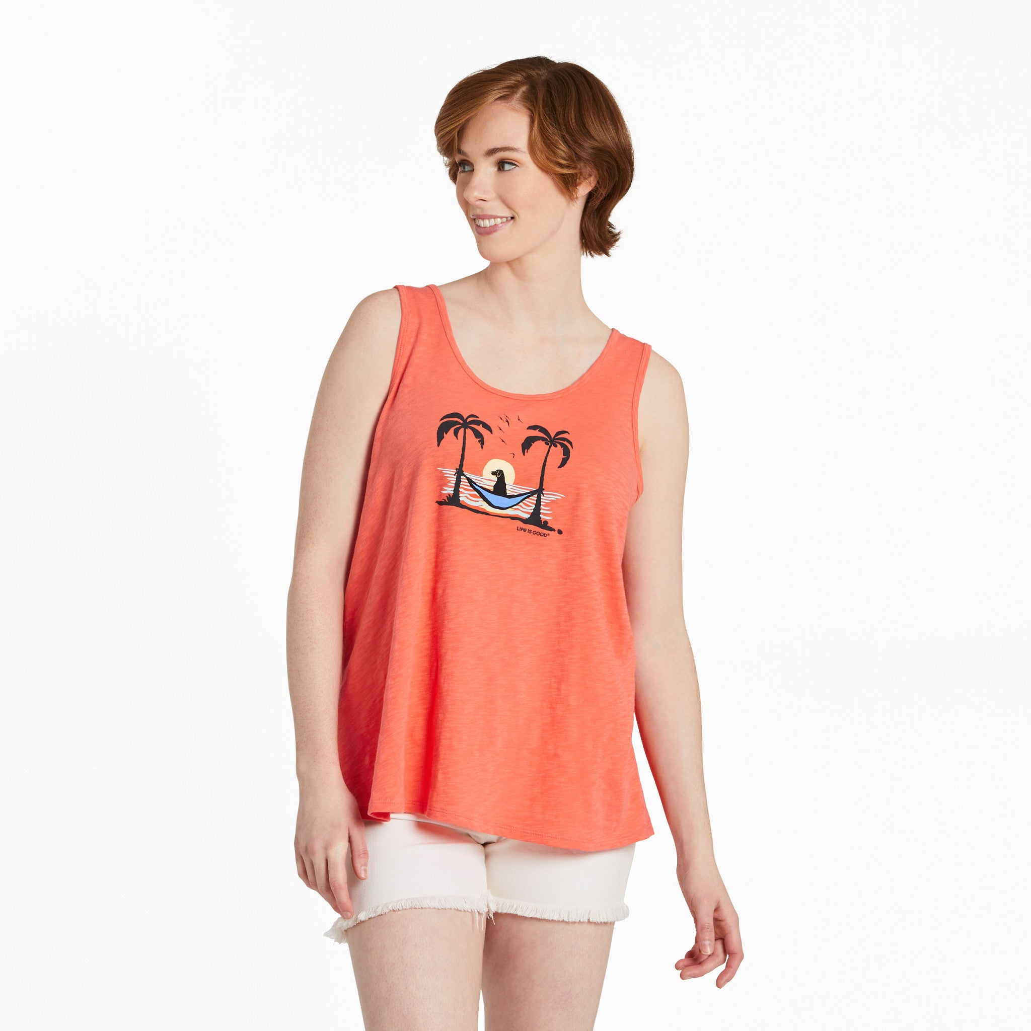 Product image for "Women's Sunset Hammock Lab Textured Slub Tank" ||108034_1