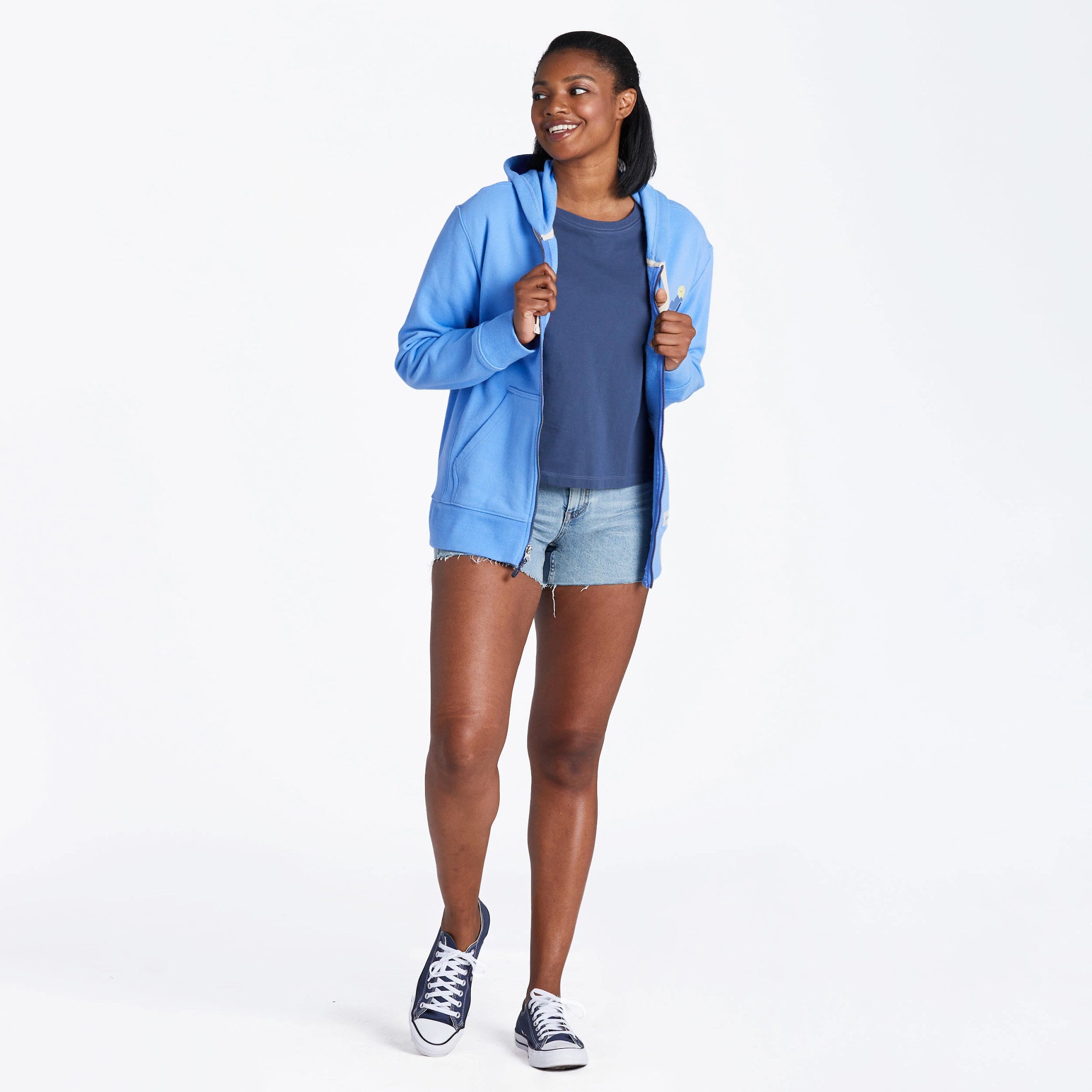 Women's Ain't No Mountain High Enough Simply True Fleece Zip