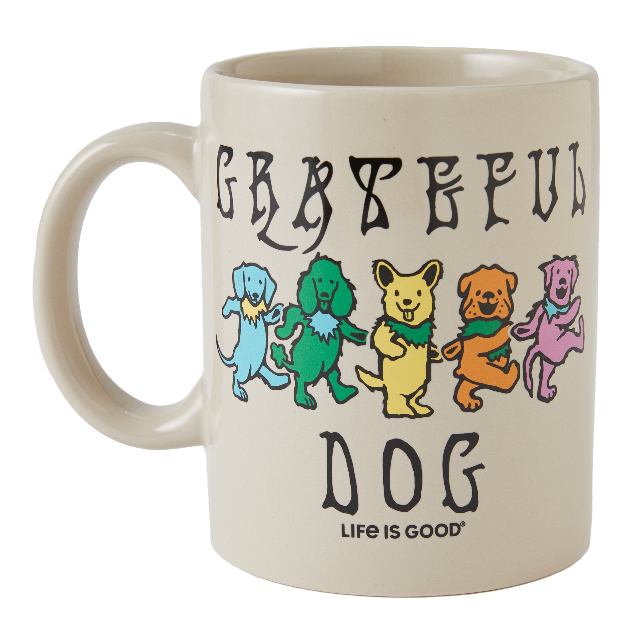 Life is Good Grateful Dog Jake's Mug