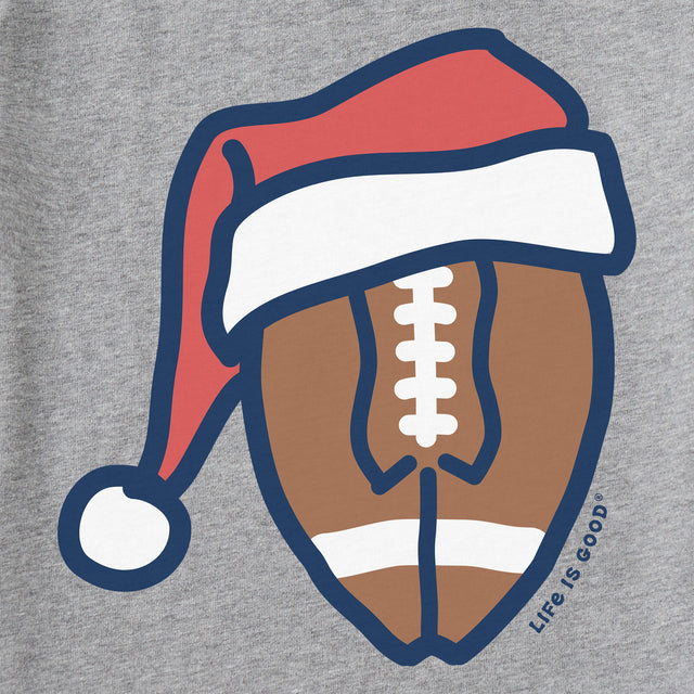 Product image for "Men's Santa Football Short Sleeve Crusher Tee" ||109385_2