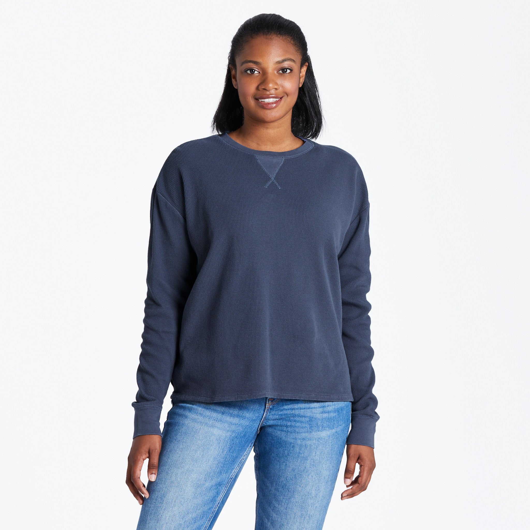 Women's Solid Long Sleeve Thermal Tee | Shop Life is Good