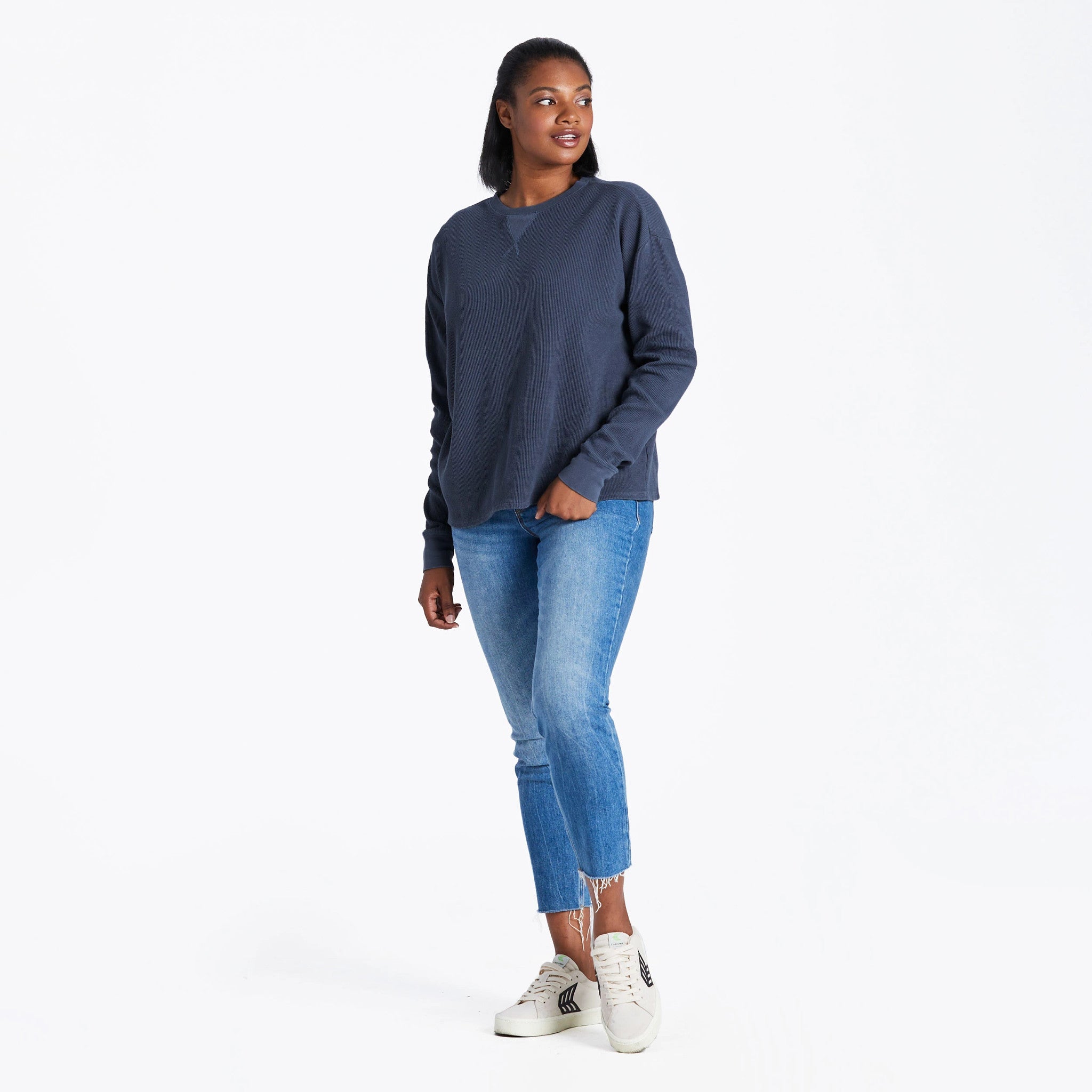 Women's Solid Long Sleeve Thermal Tee | Shop Life is Good