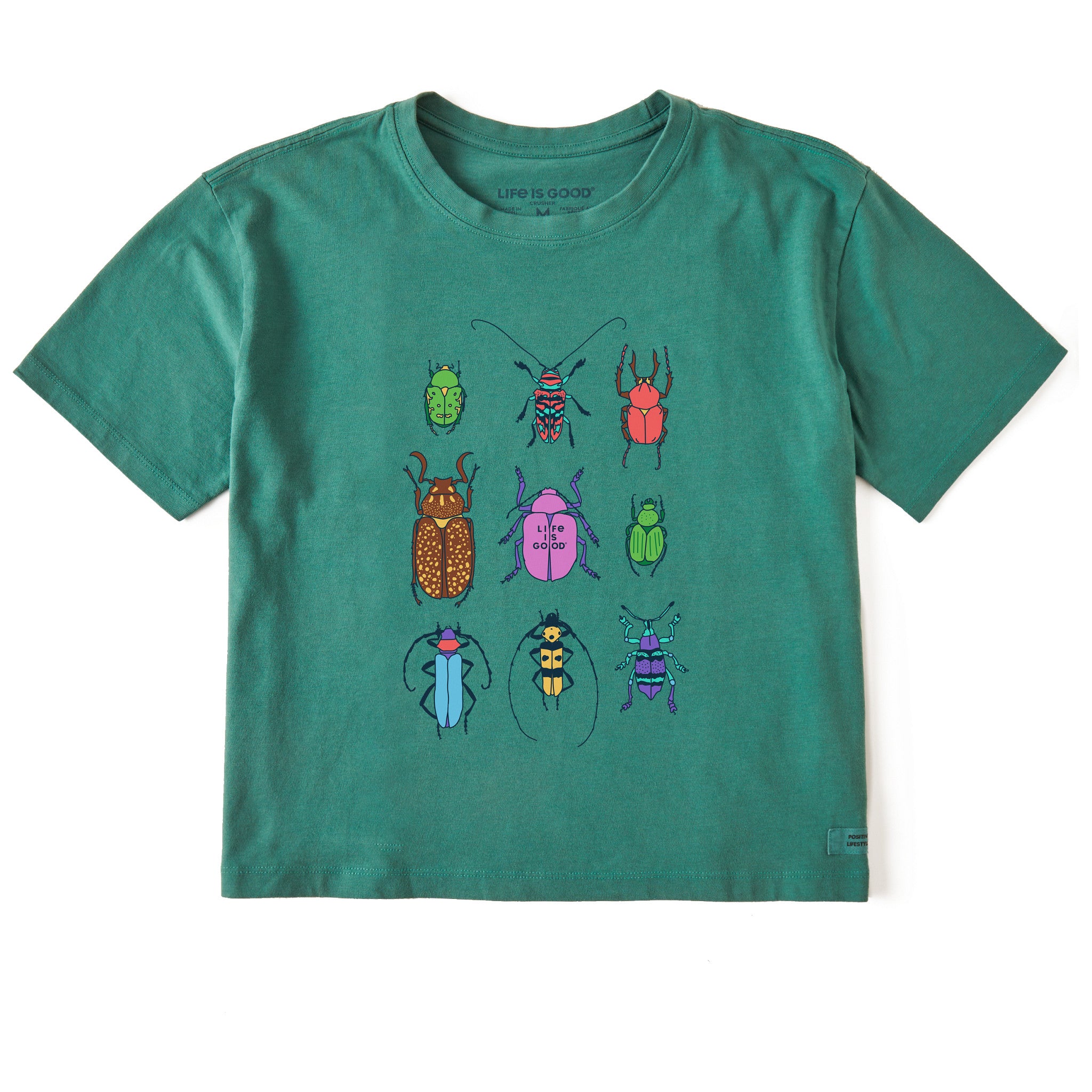 Women's Cool Bug Grid Short Sleeve Crusher Boxy Tee | Shop Life is Good