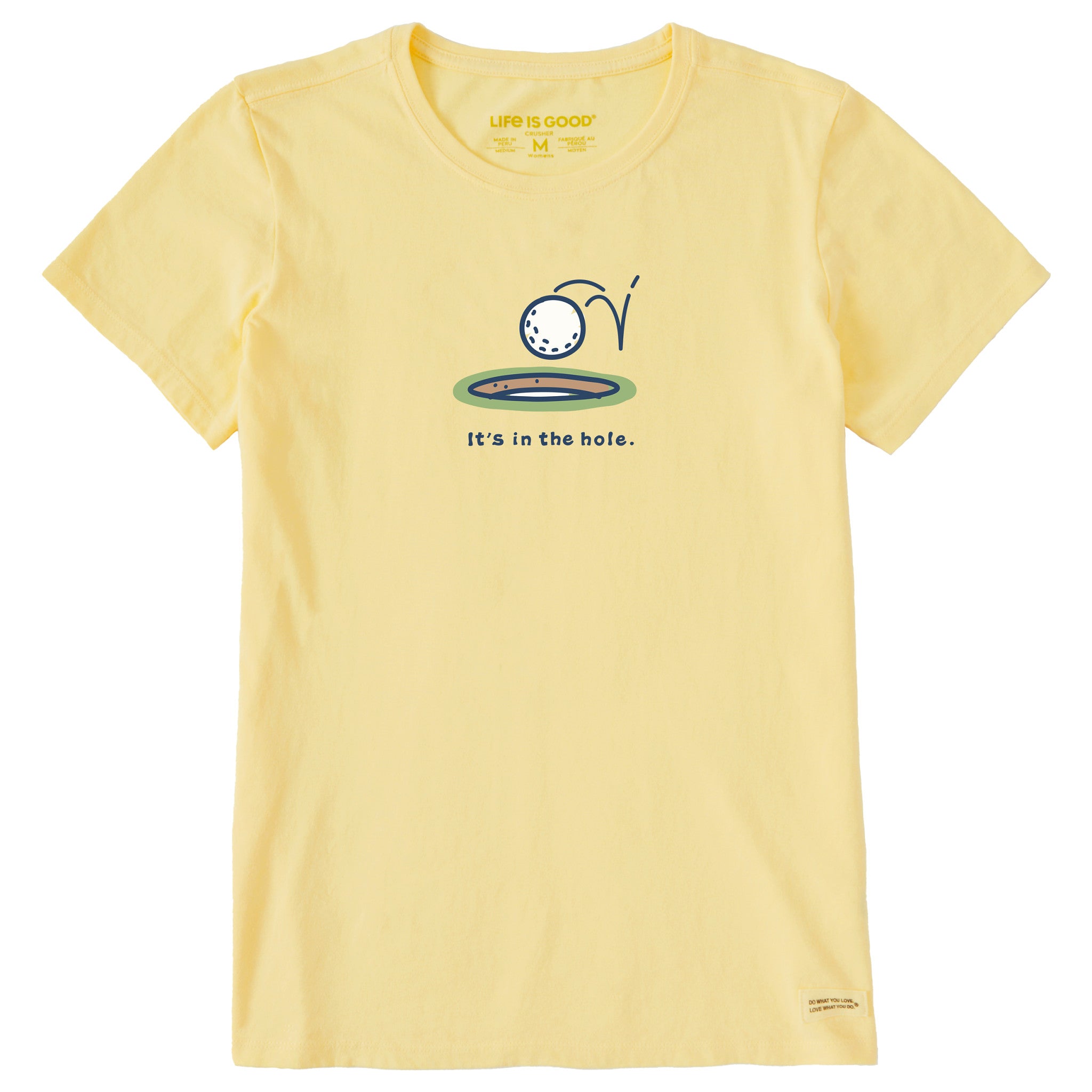 Women's It's in the Hole Golf Short Sleeve Crusher Tee | Shop Life