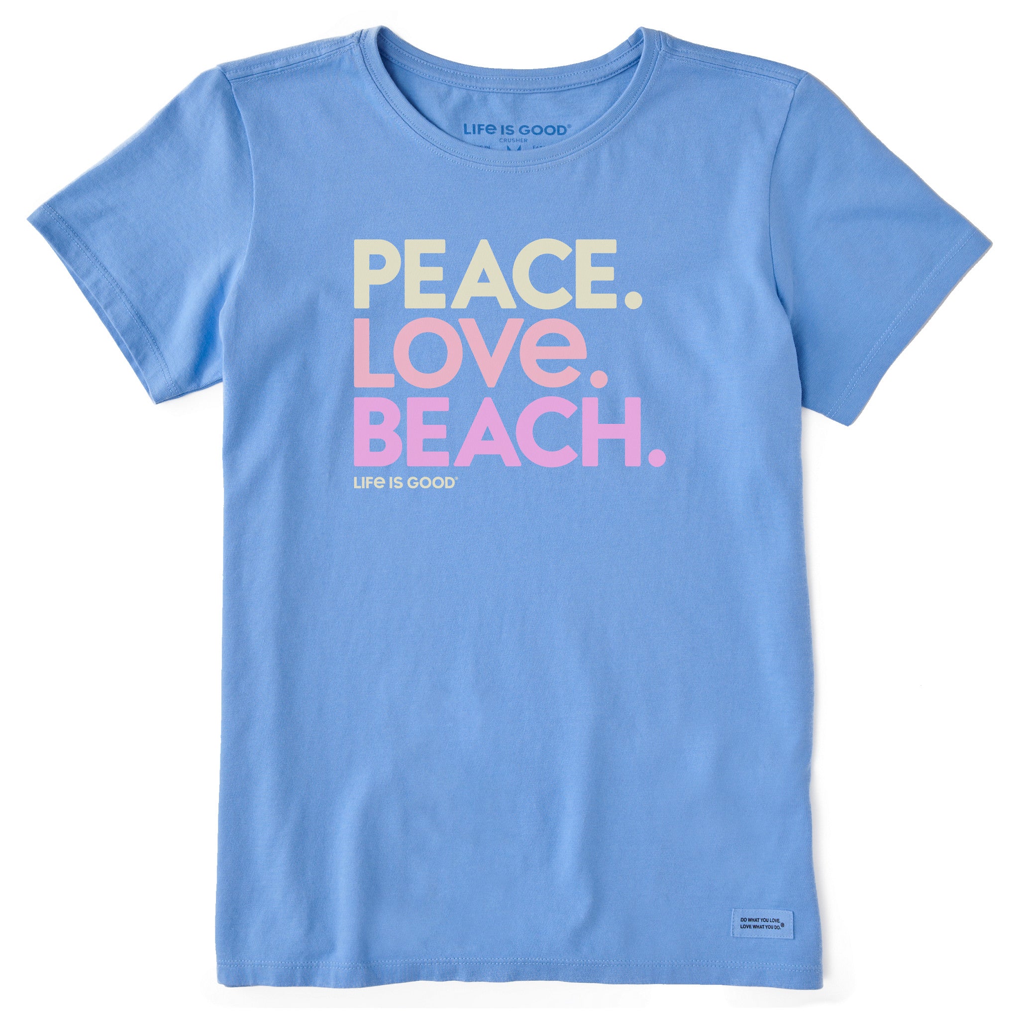 Women's Peace Love Beach Short Sleeve Tee | Shop Life is Good