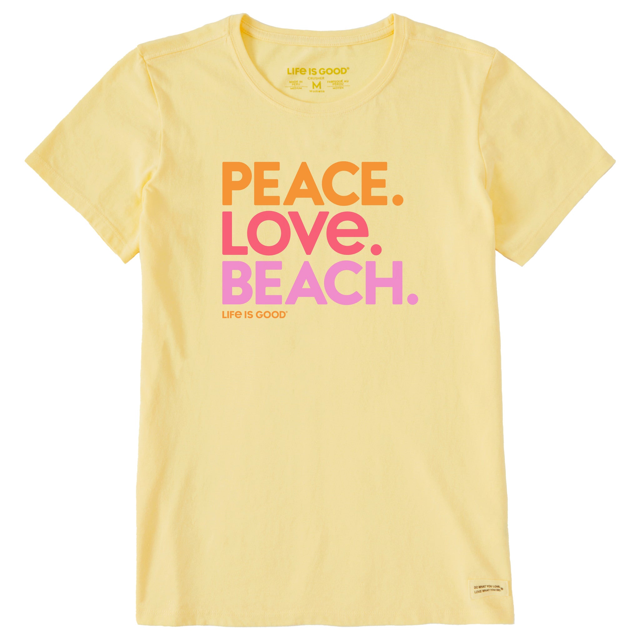 Women's Peace Love Beach Short Sleeve Tee | Shop Life is Good