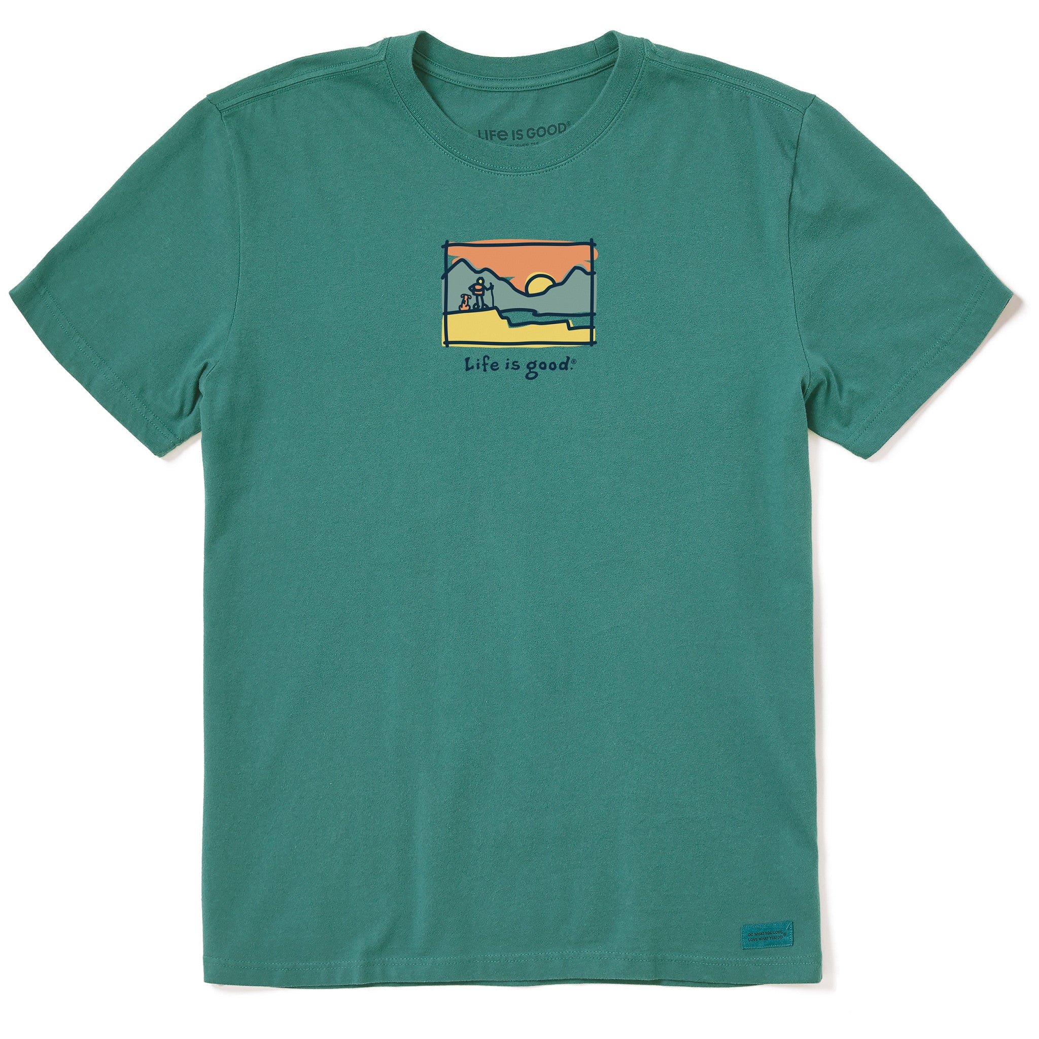 【希少品】Seasons' End / Moments In Life Men's Sunset Scenic Landscape Short Sleeve Crusher Tee | Shop Life