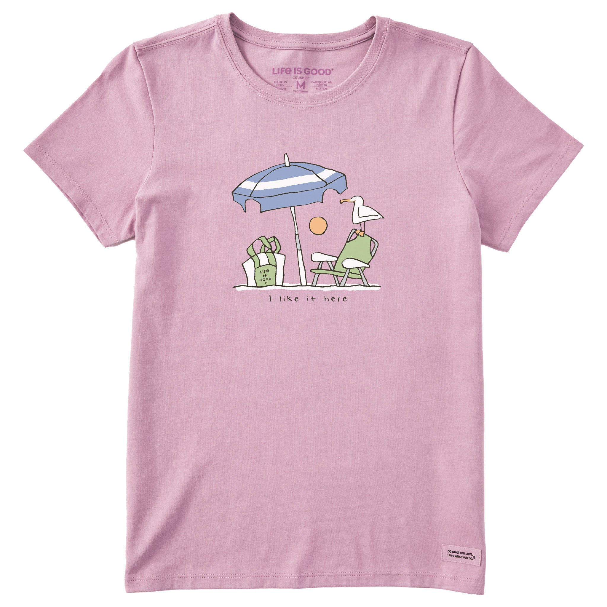 Women's I Like it Here Beach Umbrella Short Sleeve Tee | Shop Life