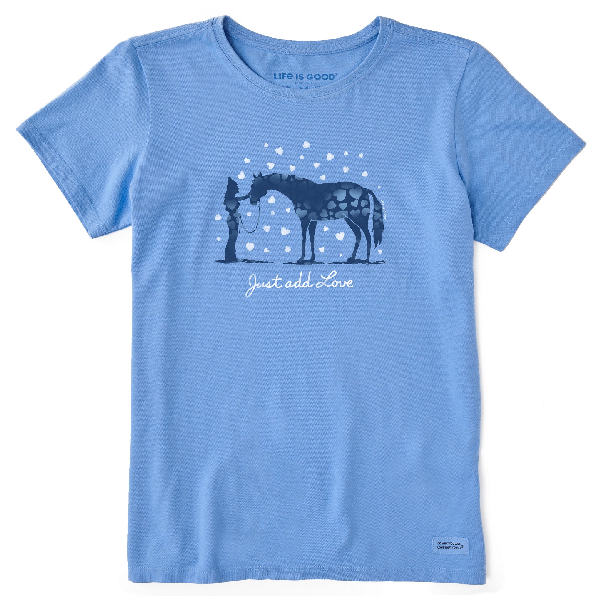 Women's Just Add Love Horse Short Sleeve Tee | Shop Life is Good