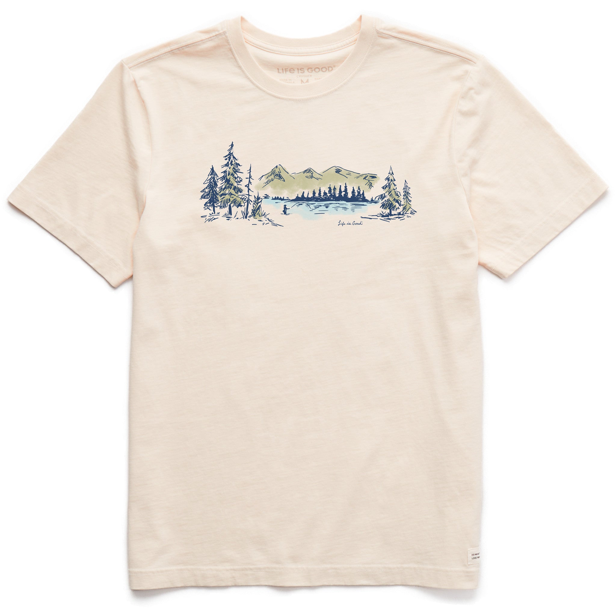 Men's Fly Fish Vista Short Sleeve Crusher Tee | Shop Life is Good