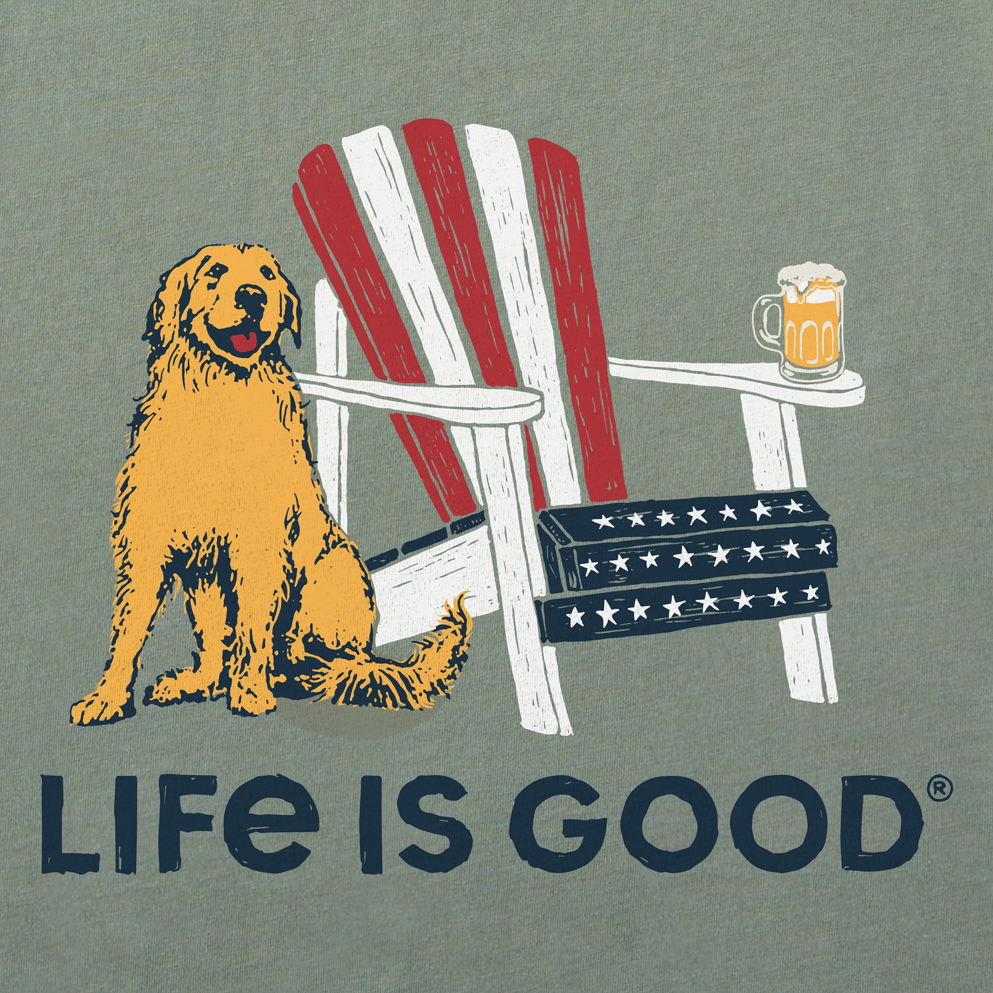 Product image for "Men's American Adirondack Beer Short Sleeve Crusher Tee" ||115278_2