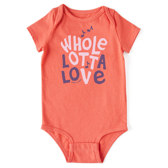 Product image for "Infant Whole Lotta Love Short Sleeve Crusher Baby Bodysuit" ||115560_1