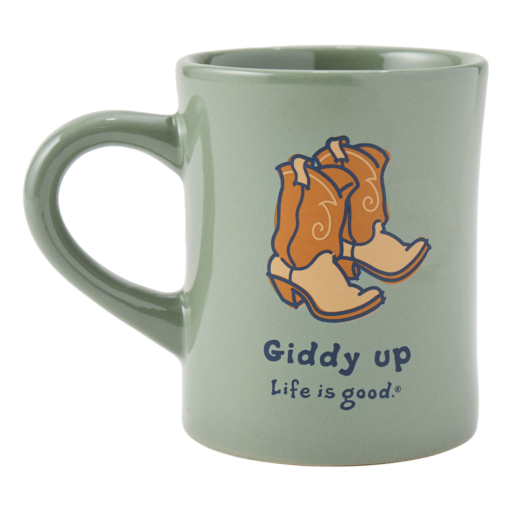 Life is Good Diner Mug